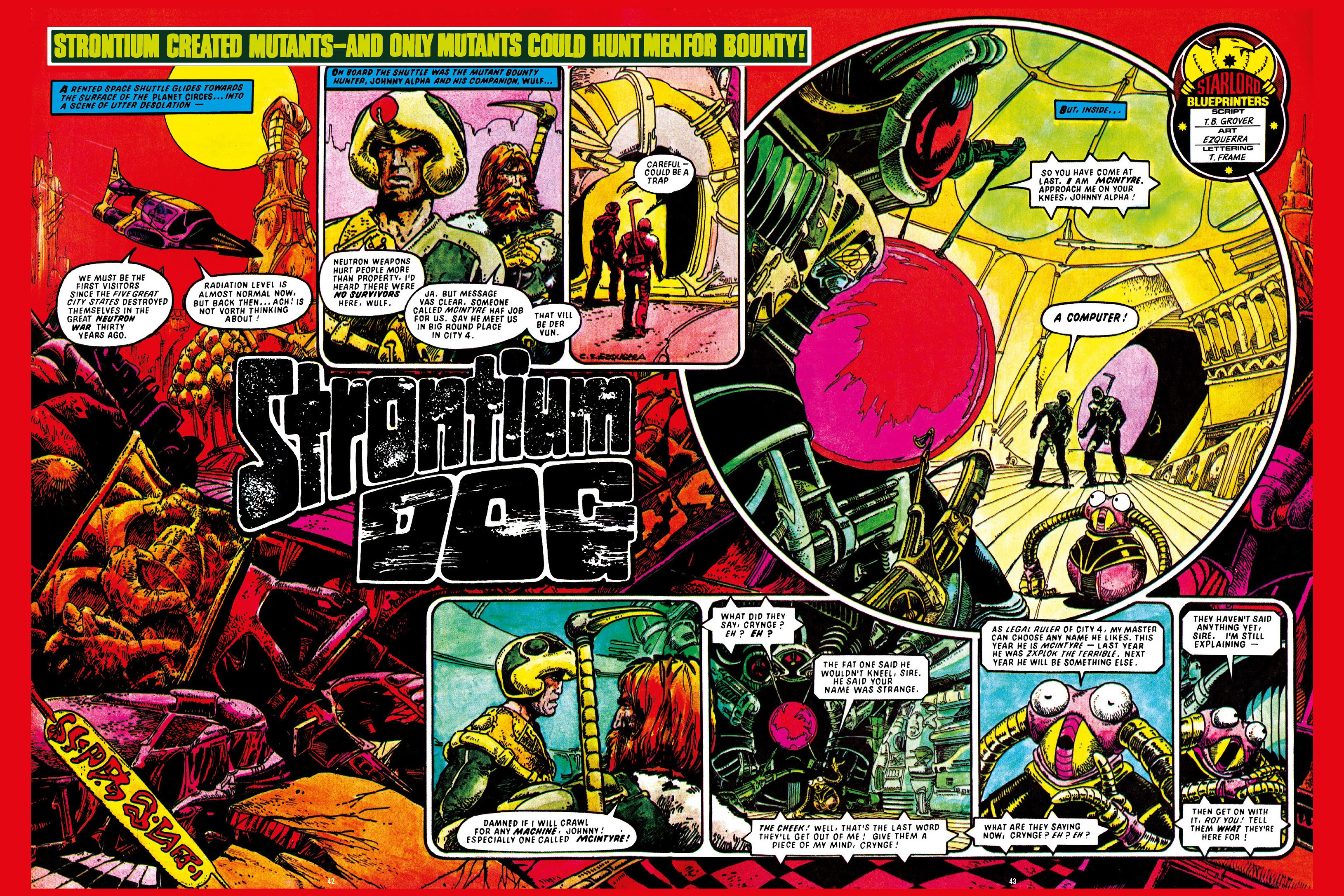 Read online Strontium Dog Search and Destroy: The Starlord Years comic -  Issue # TPB - 42
