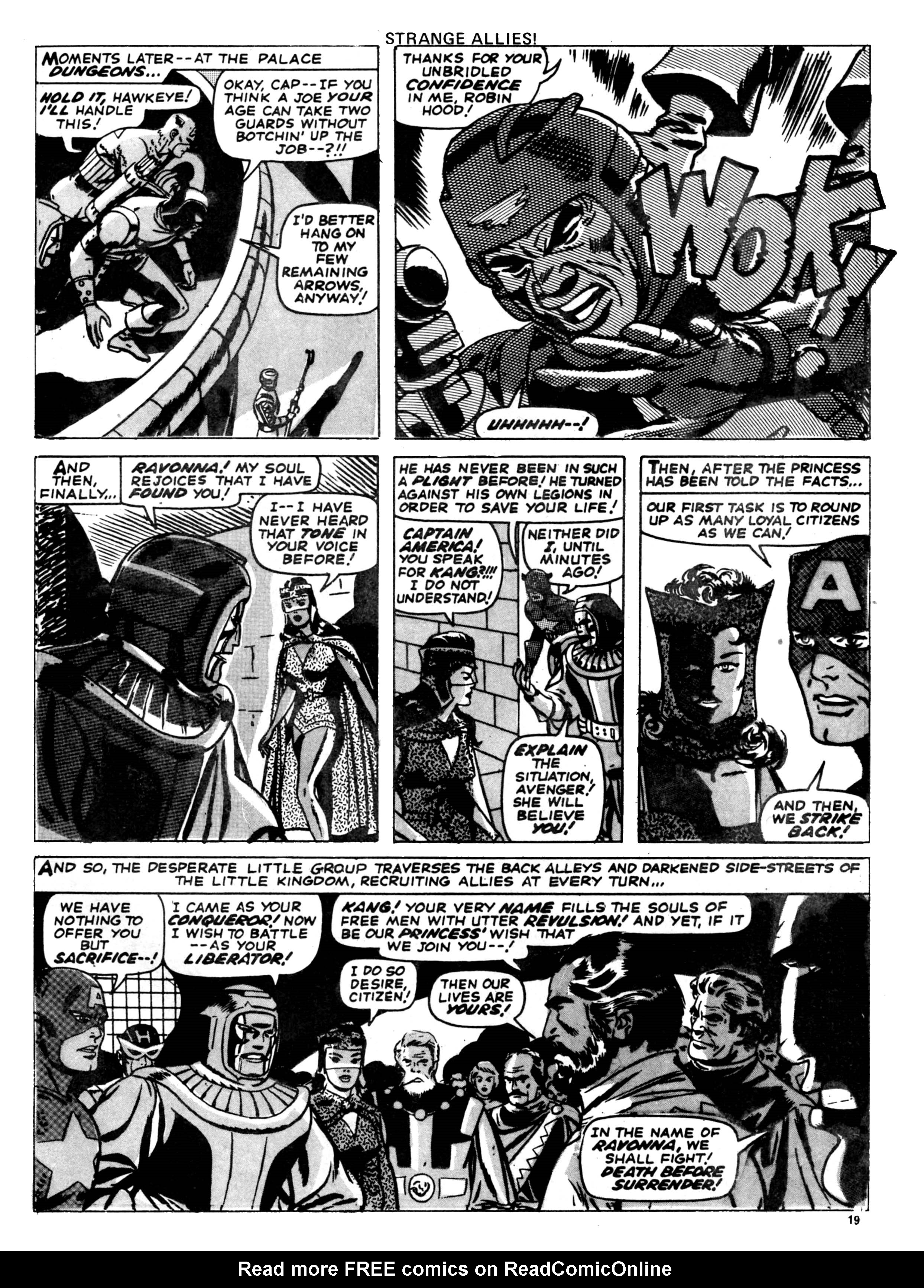 Read online The Avengers (1973) comic -  Issue #21 - 19