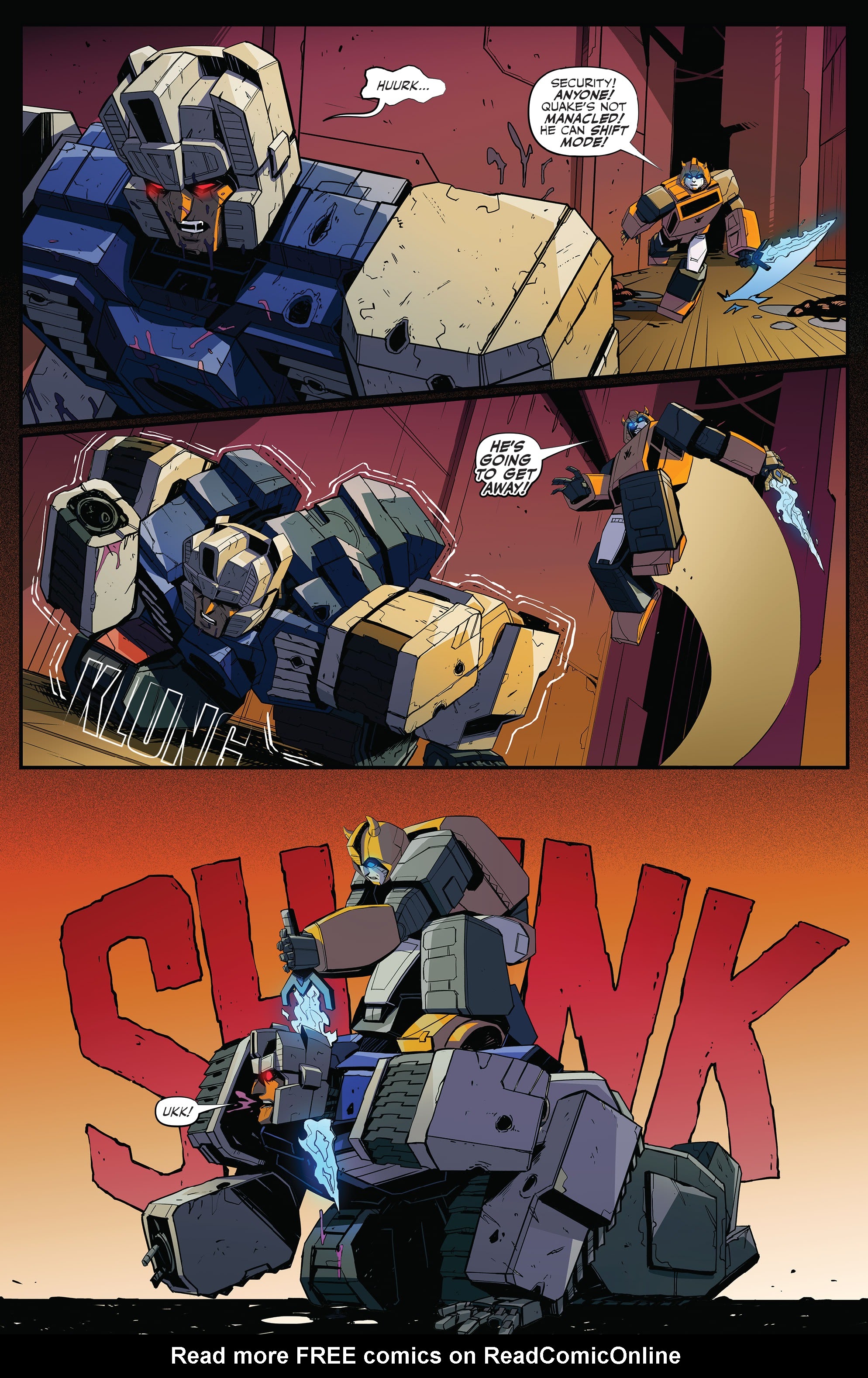 Read online Transformers (2019) comic -  Issue #22 - 23