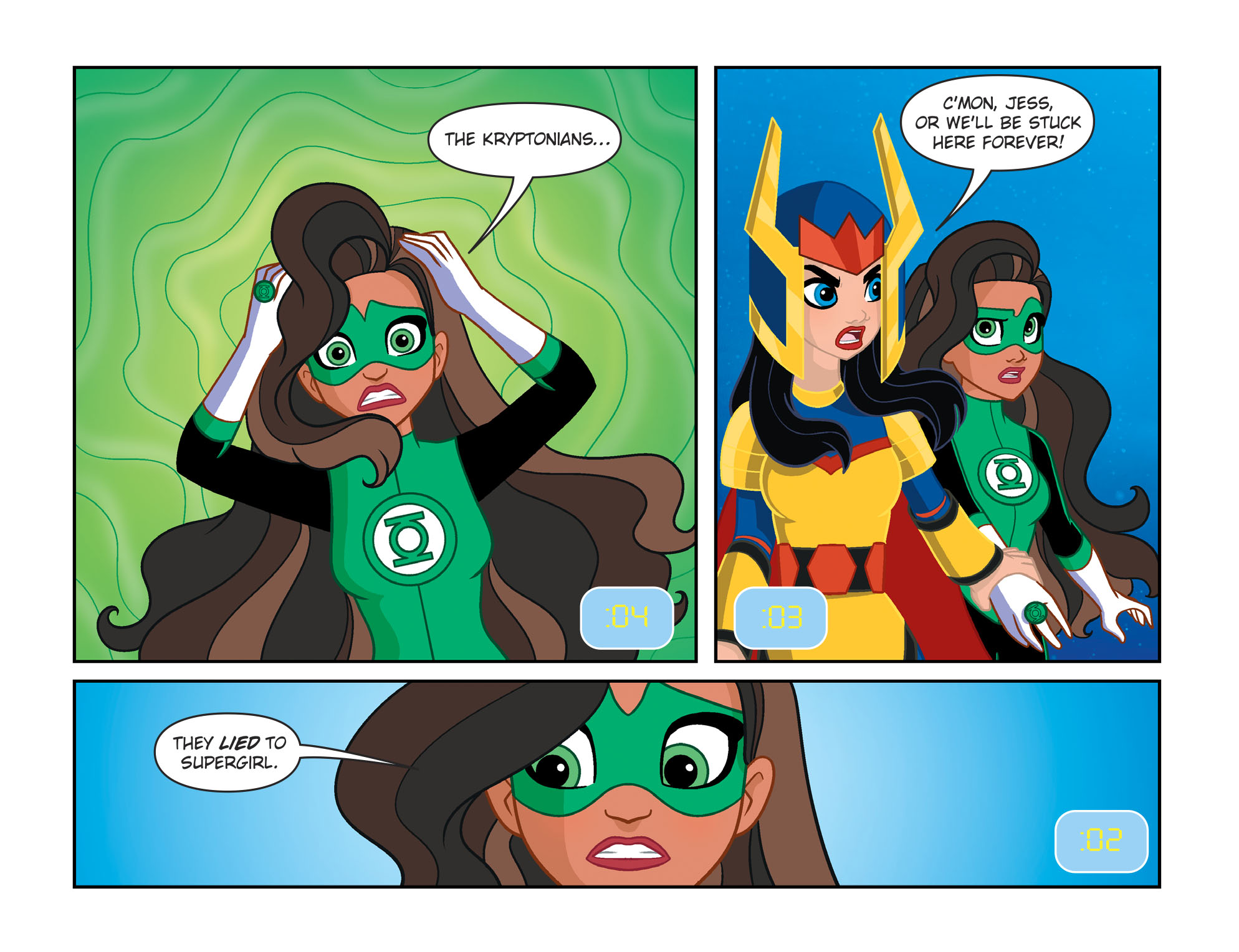 Read online DC Super Hero Girls: Spaced Out comic -  Issue #9 - 12