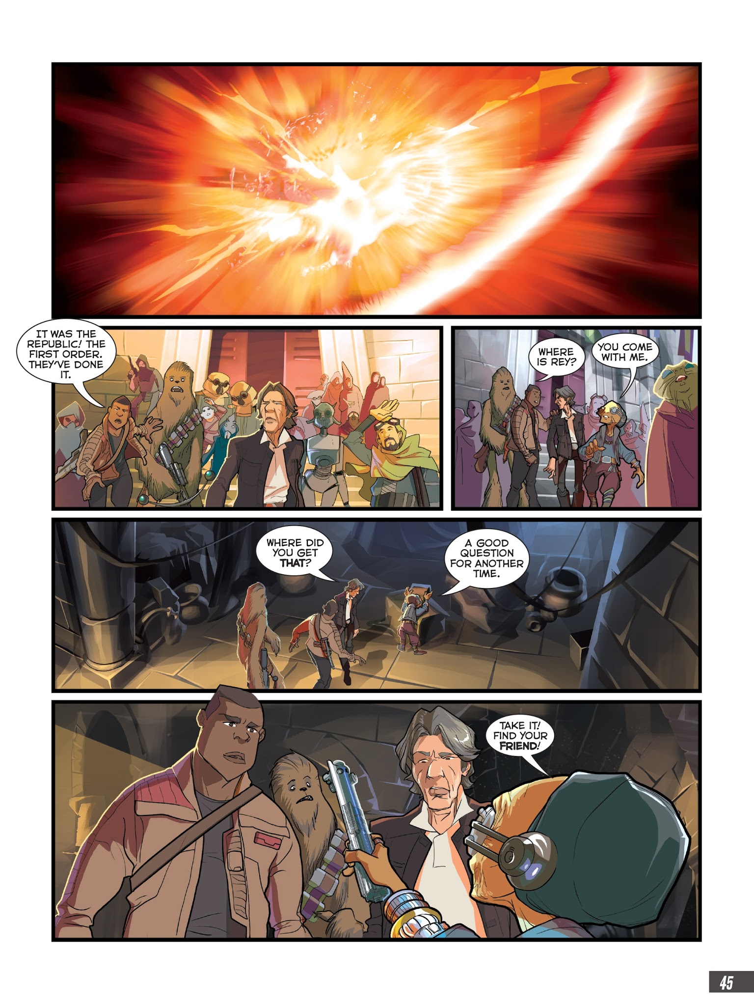 Read online Star Wars: The Force Awakens Graphic Novel Adaptation comic -  Issue # Full - 44