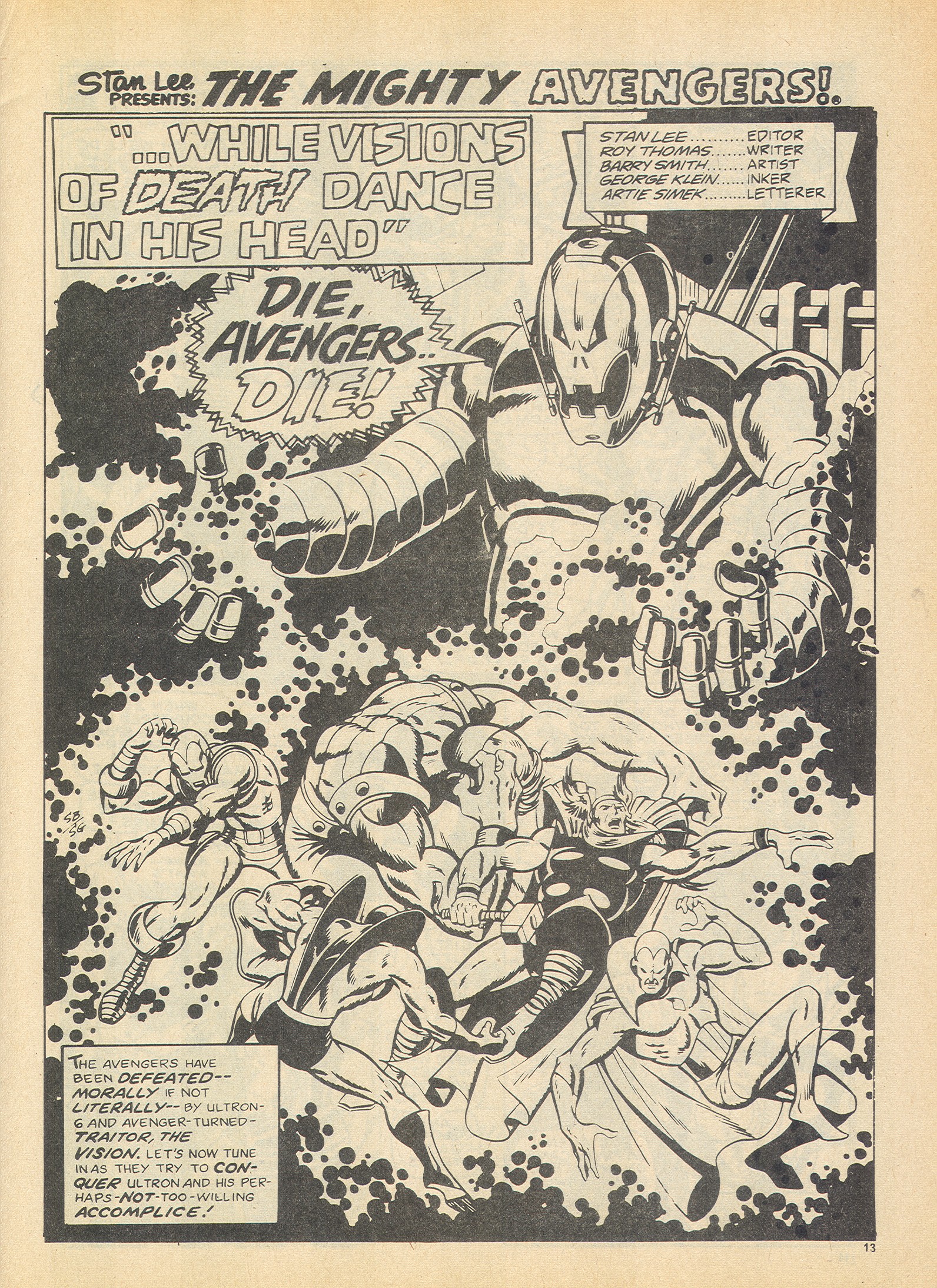 Read online The Avengers (1973) comic -  Issue #101 - 13