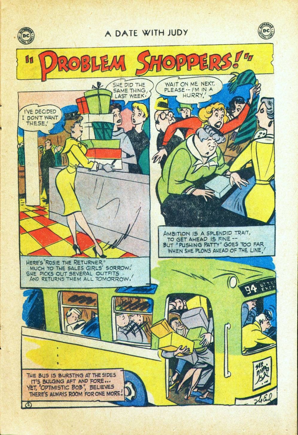 Read online A Date with Judy comic -  Issue #71 - 11