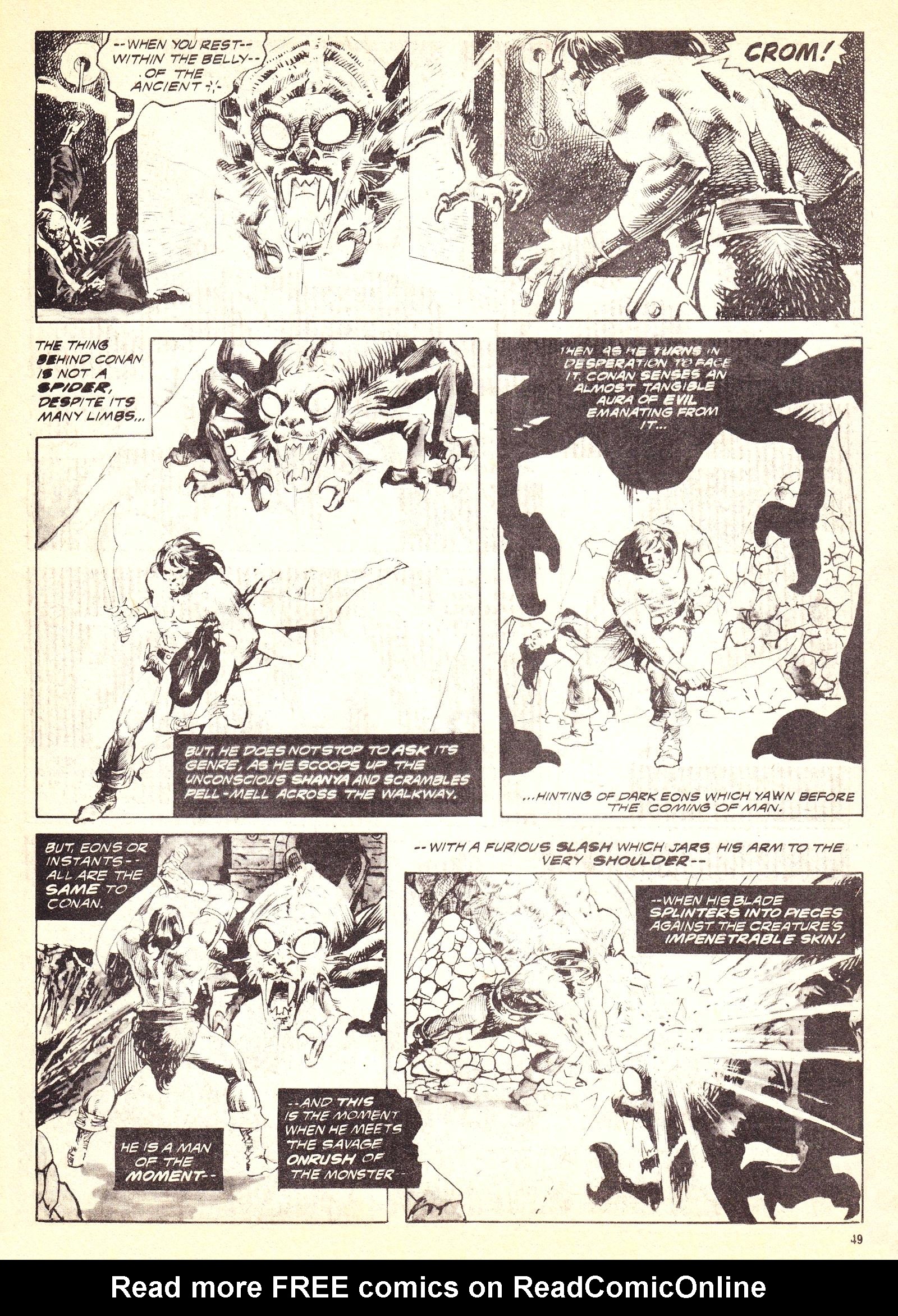 Read online The Savage Sword of Conan (1975) comic -  Issue #7 - 49