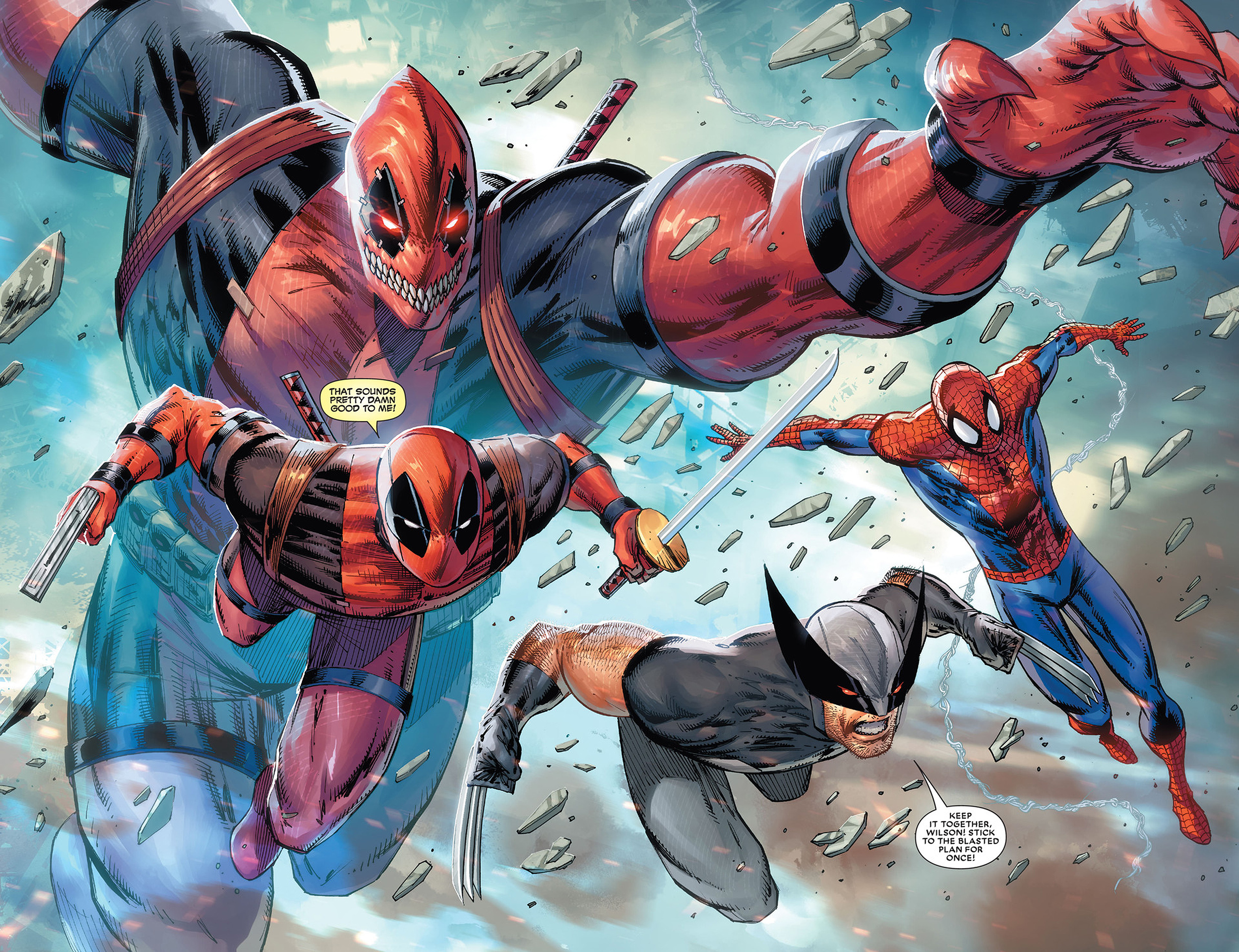 Read online Deadpool: Badder Blood comic -  Issue #5 - 9