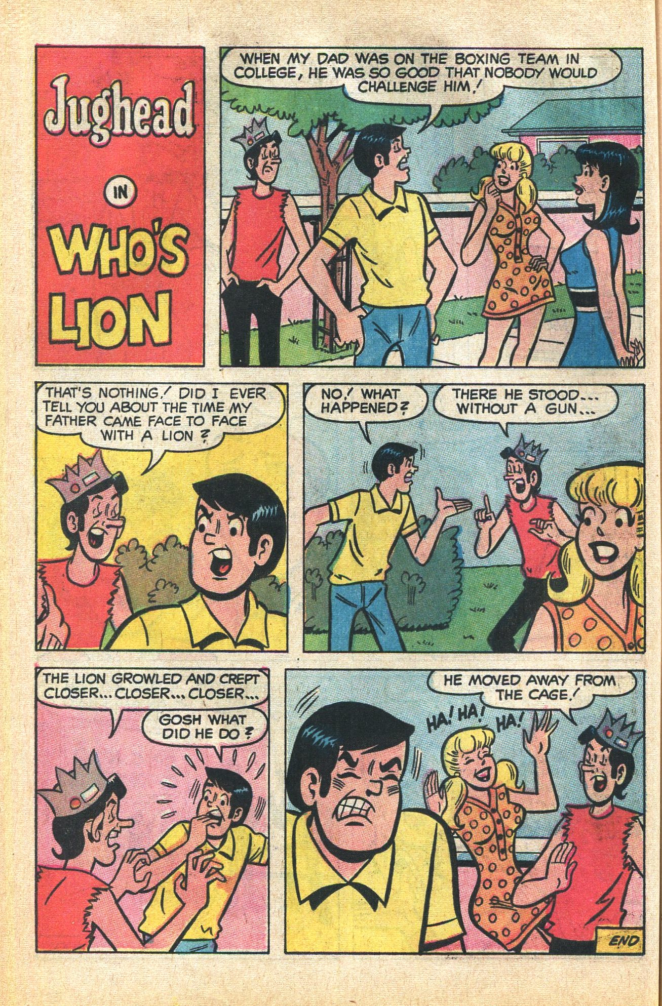 Read online Jughead's Jokes comic -  Issue #14 - 44