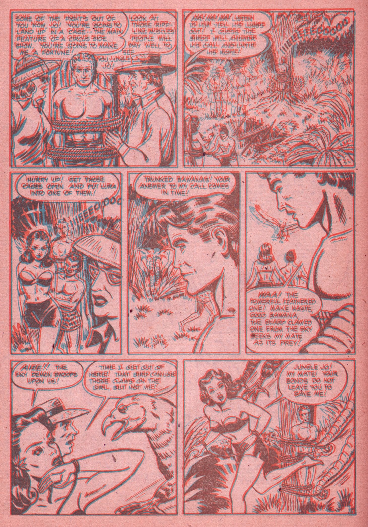 Read online Jungle Thrills 3-D comic -  Issue # Full - 17