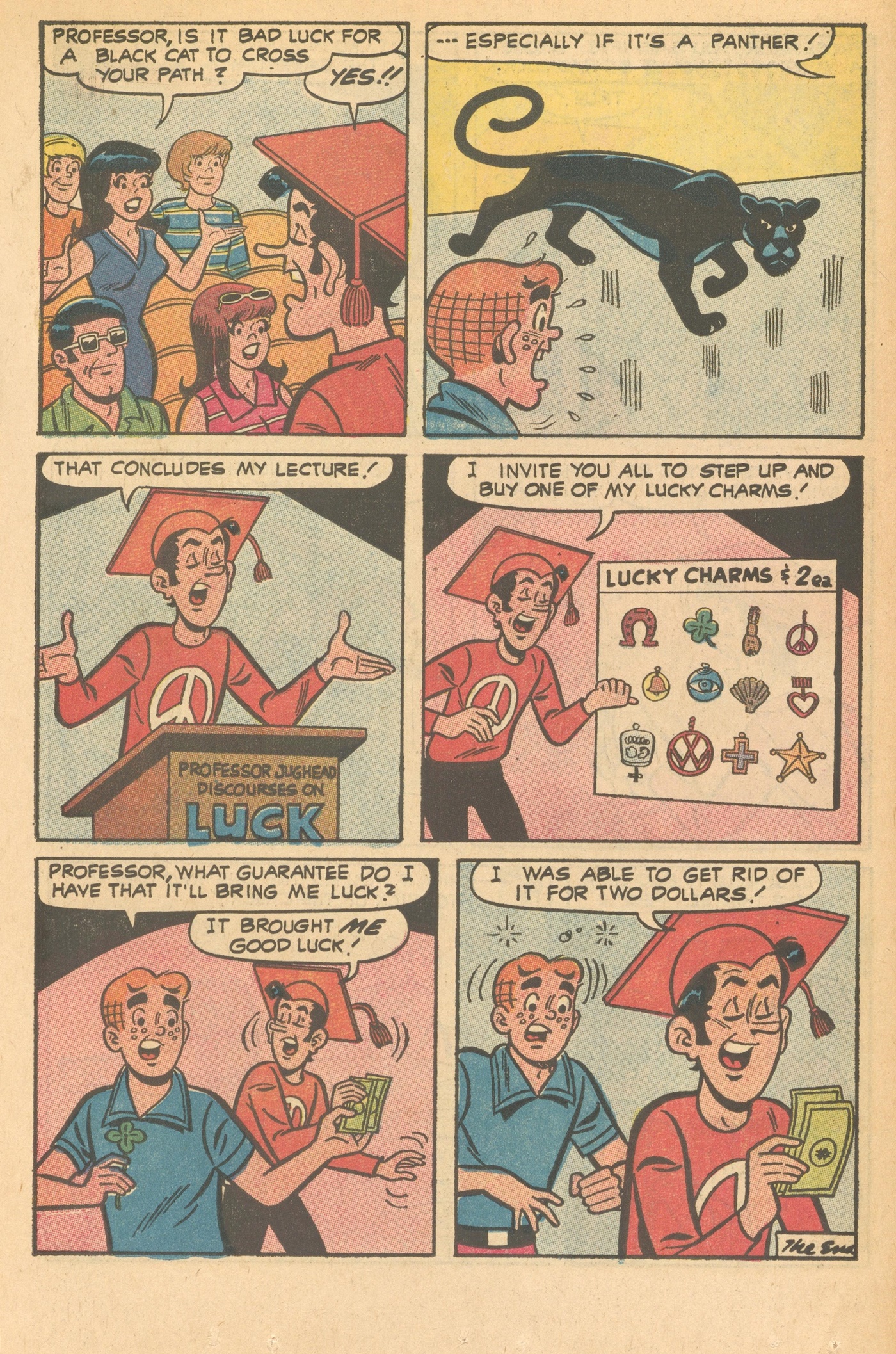 Read online Jughead's Jokes comic -  Issue #27 - 37