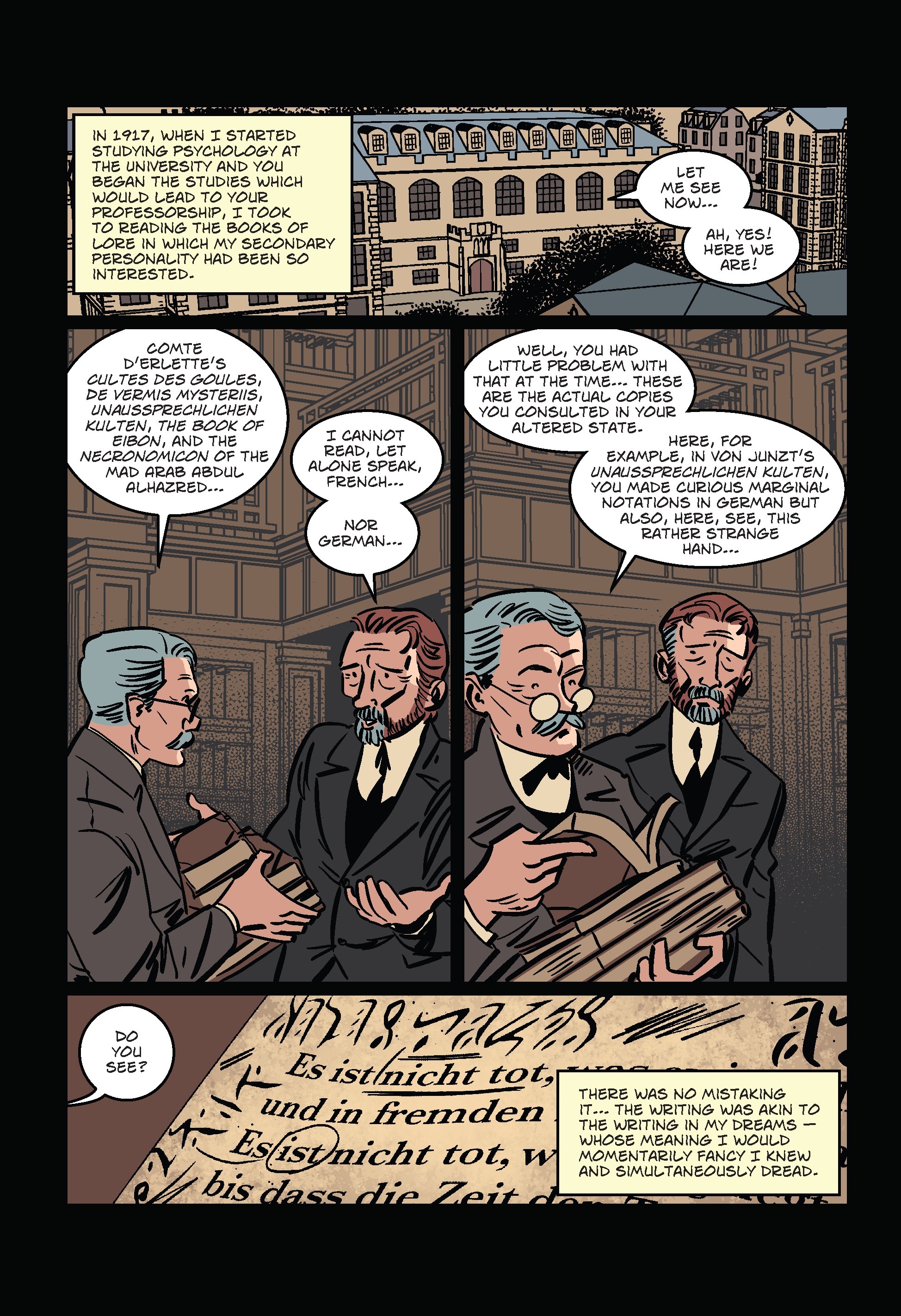 Read online H.P. Lovecraft The Shadow Out of Time comic -  Issue # TPB - 38