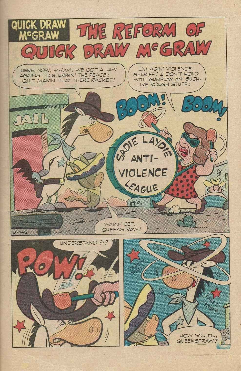 Read online Quick Draw McGraw comic -  Issue #2 - 12