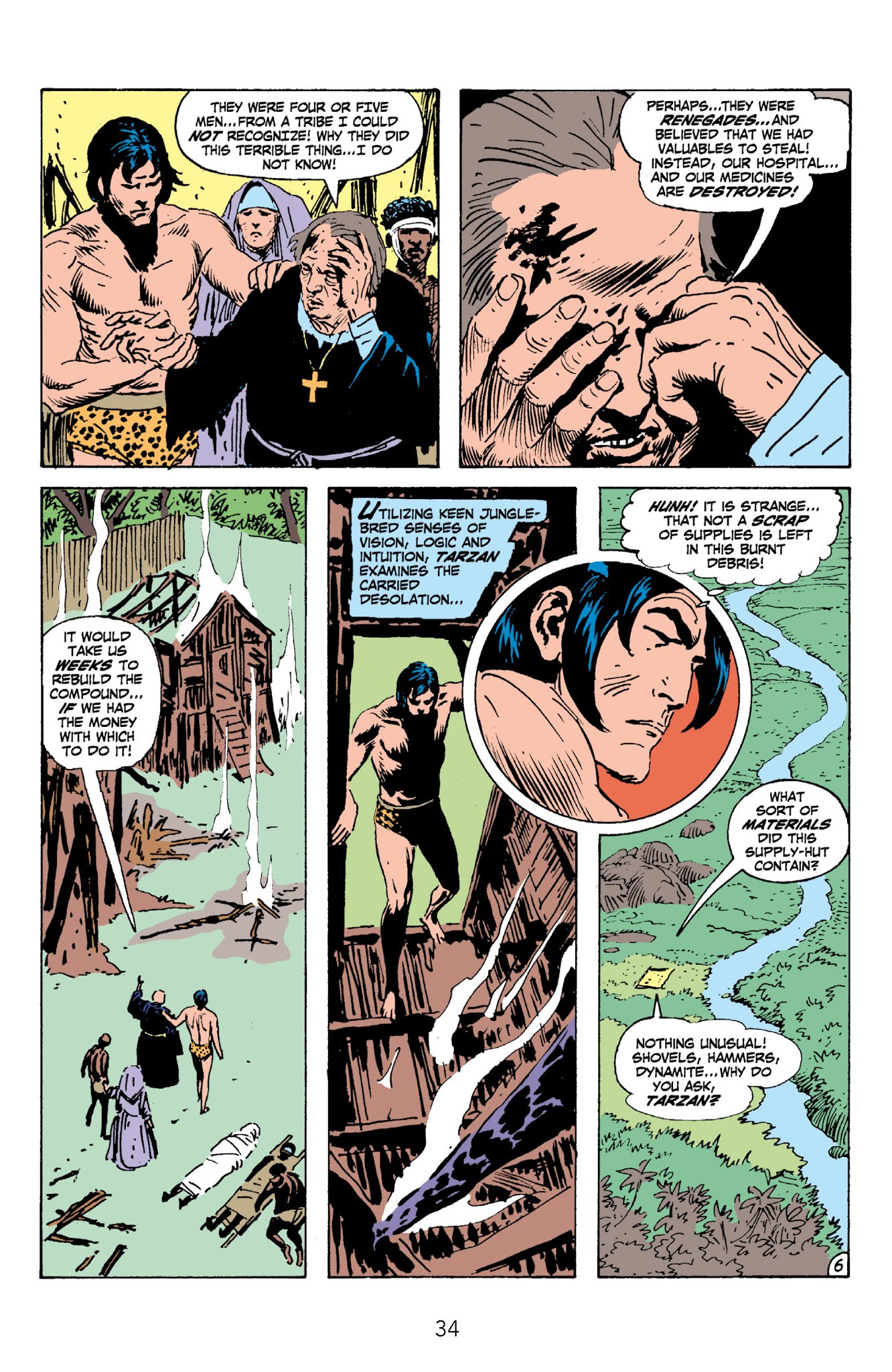 Read online Edgar Rice Burroughs' Tarzan The Joe Kubert Years comic -  Issue # TPB 2 (Part 1) - 36