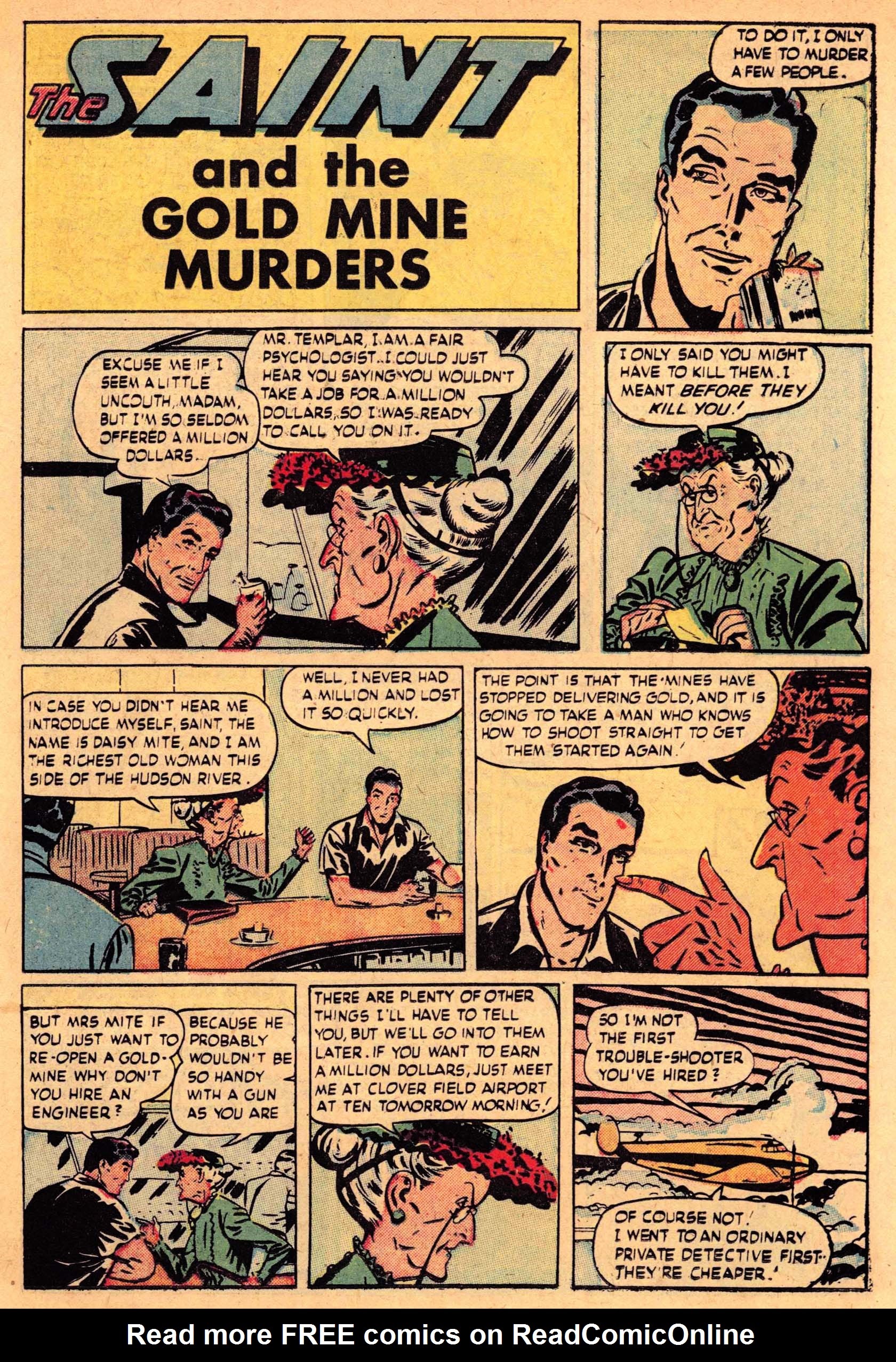 Read online The Saint (1947) comic -  Issue #11 - 19
