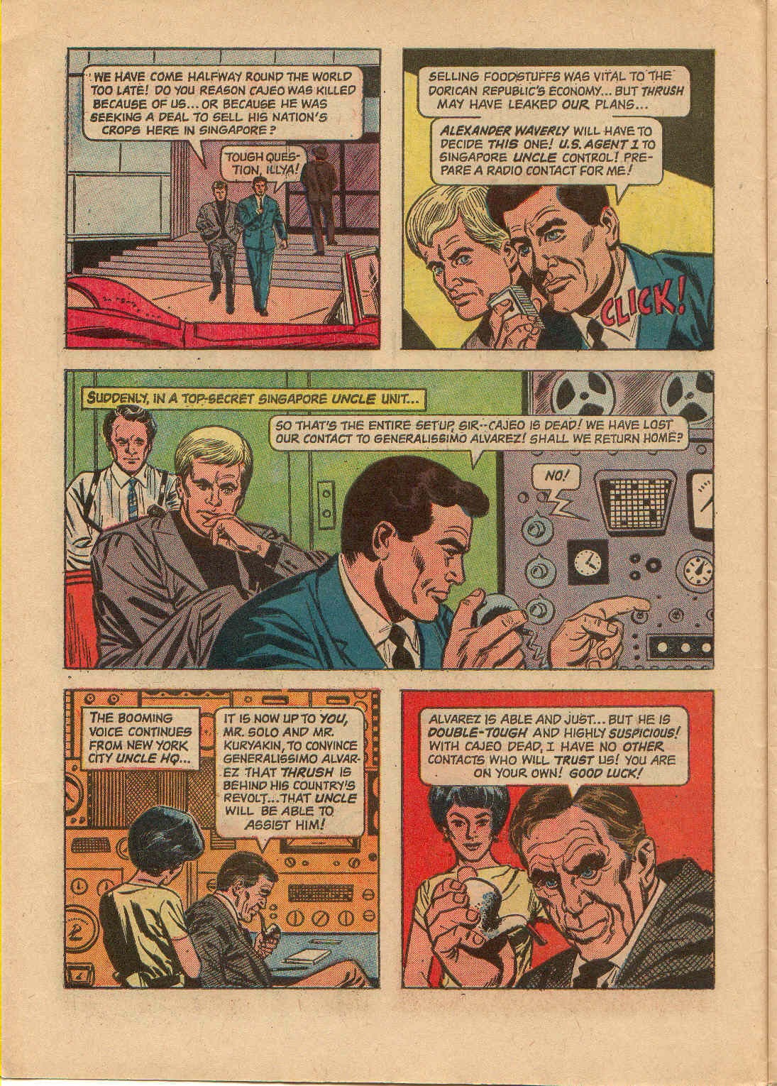 Read online The Man From U.N.C.L.E. comic -  Issue #6 - 6