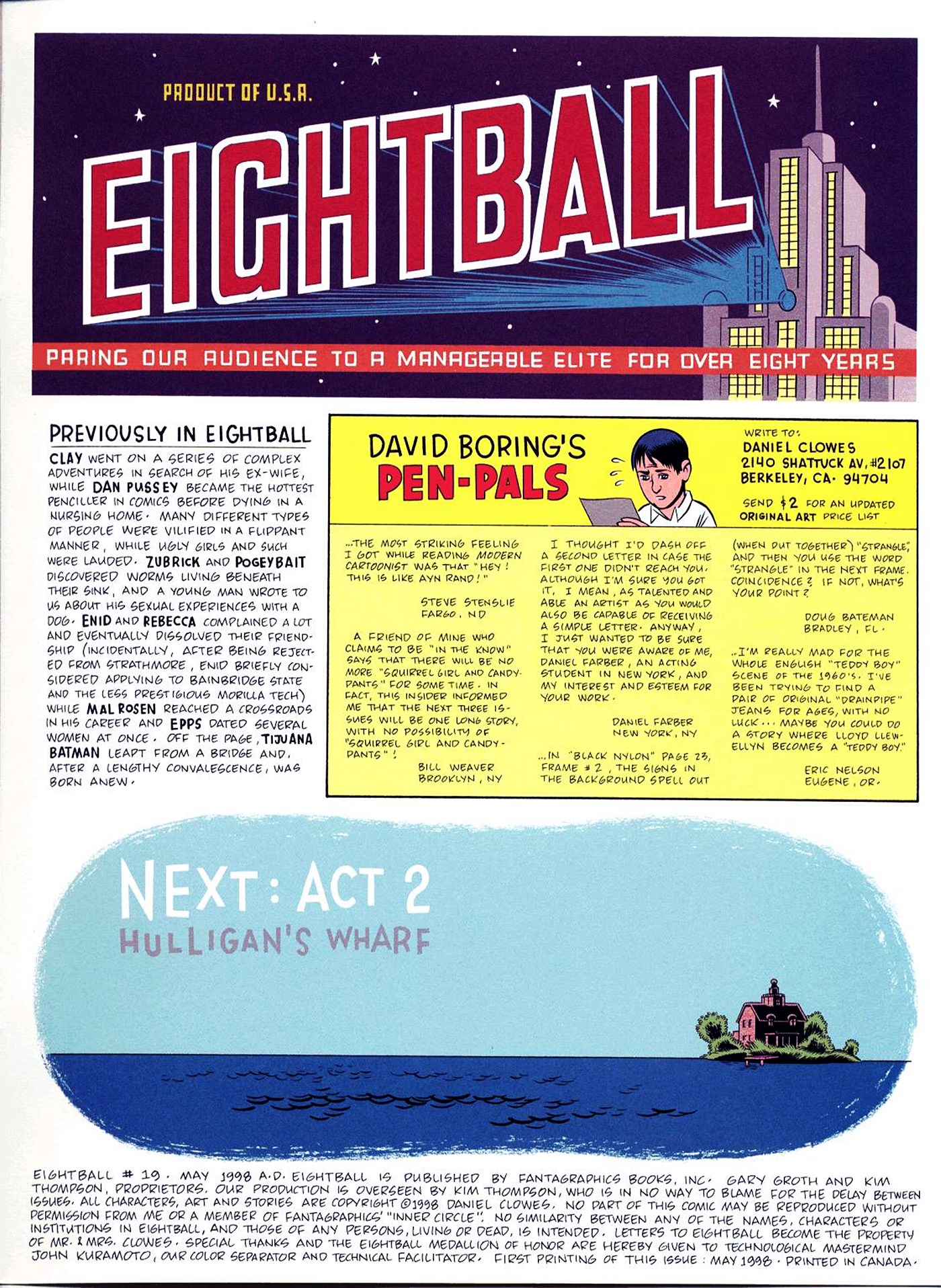Read online Eightball comic -  Issue #19 - 39