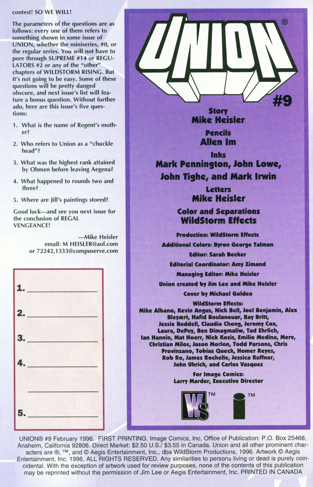 Read online Union (1995) comic -  Issue #9 - 35