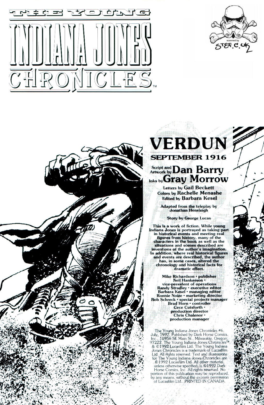 Read online Young Indiana Jones Chronicles comic -  Issue #6 - 2