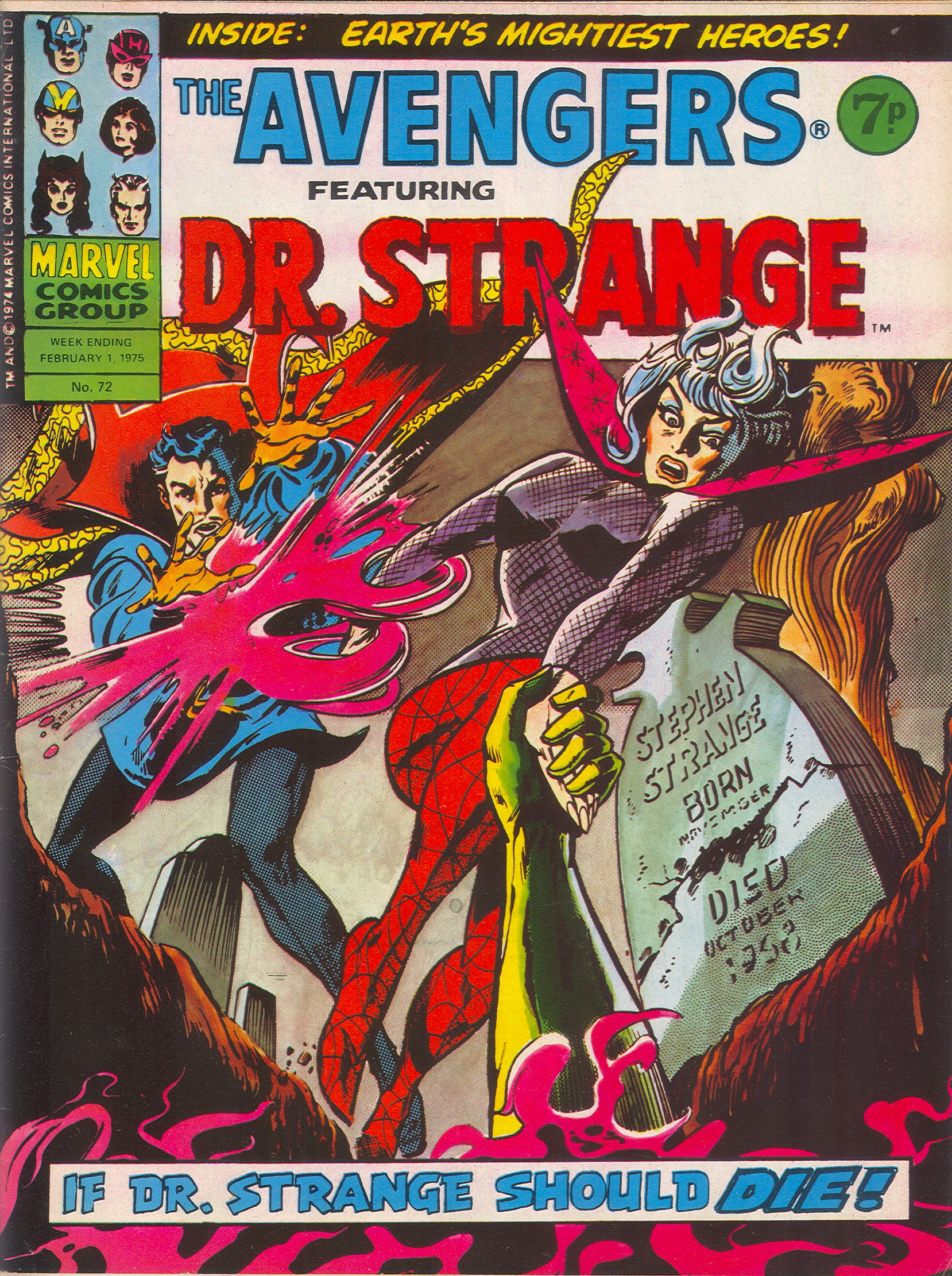 Read online The Avengers (1973) comic -  Issue #72 - 1