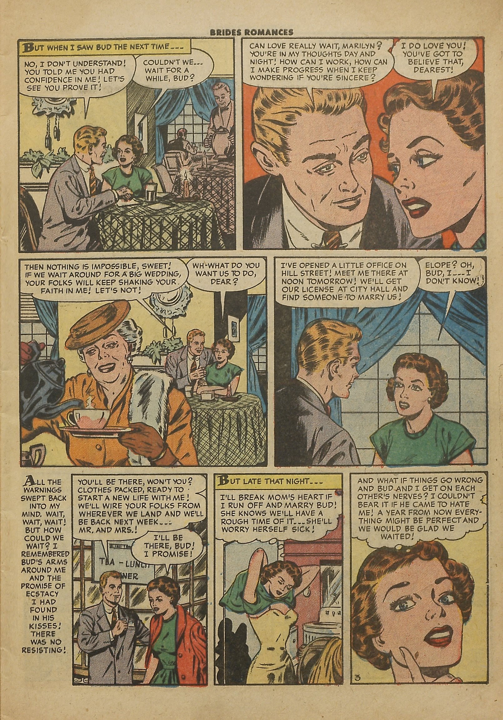Read online Brides Romances comic -  Issue #7 - 5