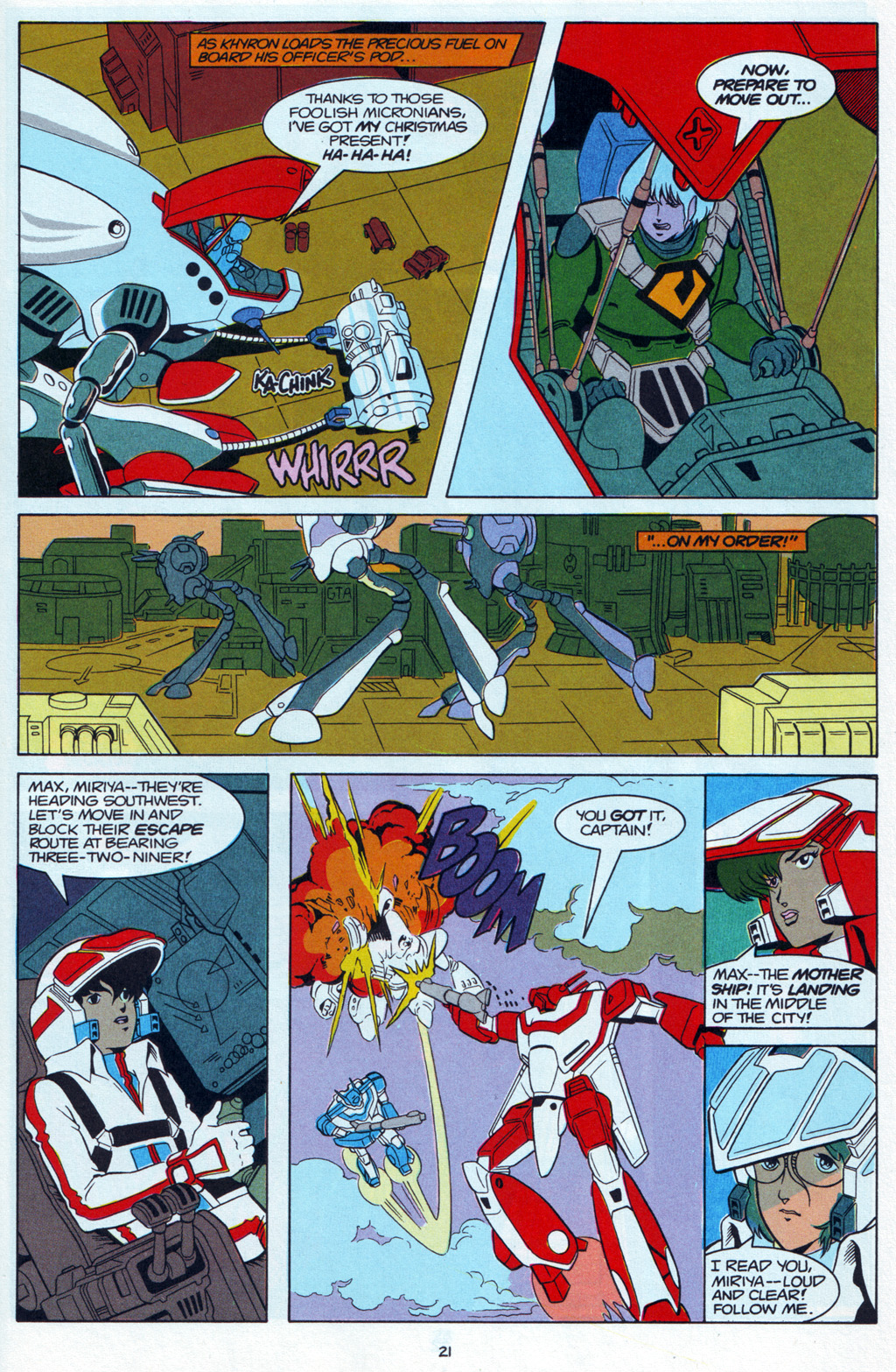 Read online Robotech The Macross Saga comic -  Issue #35 - 22