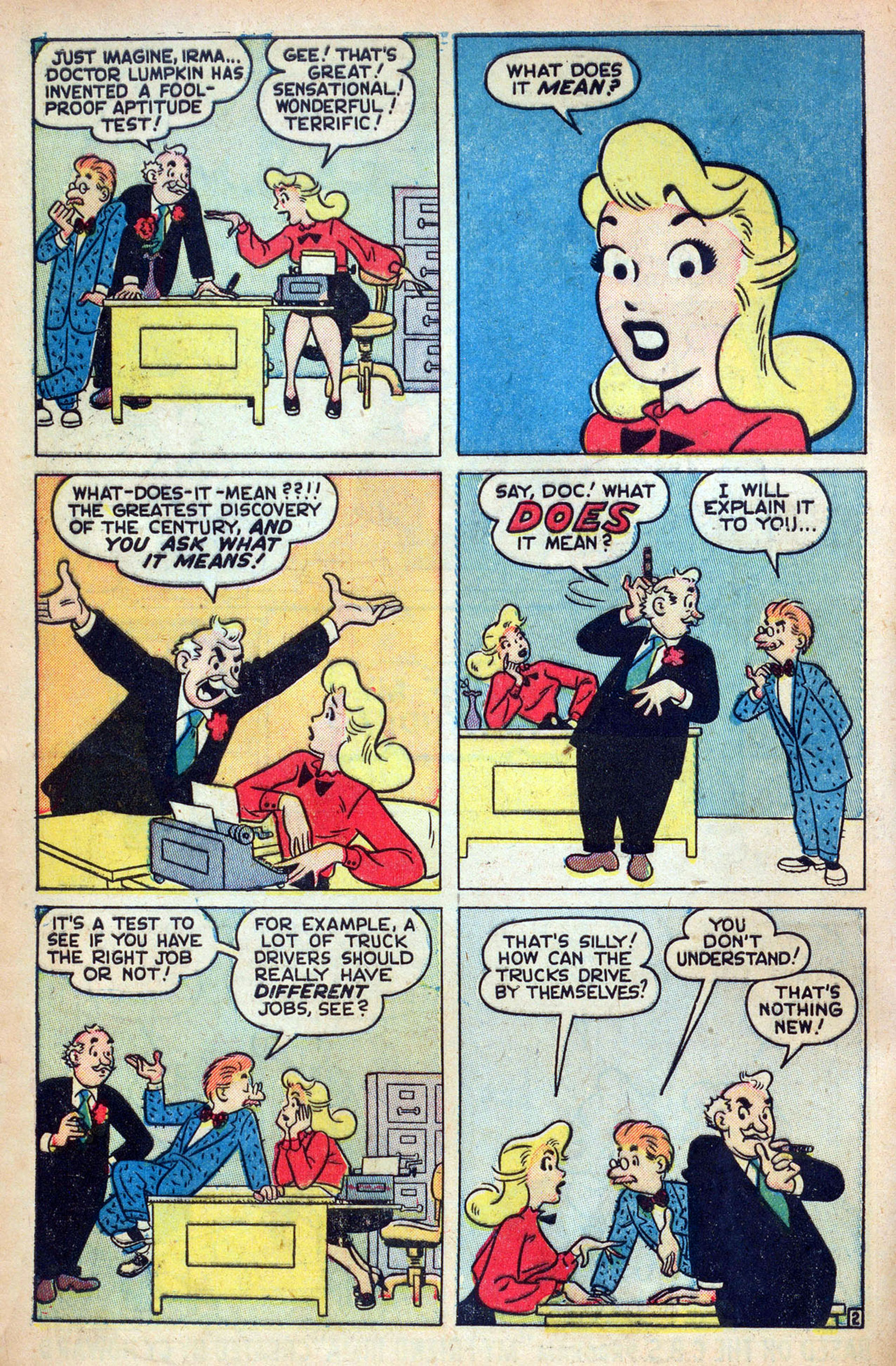 Read online My Friend Irma comic -  Issue #7 - 4