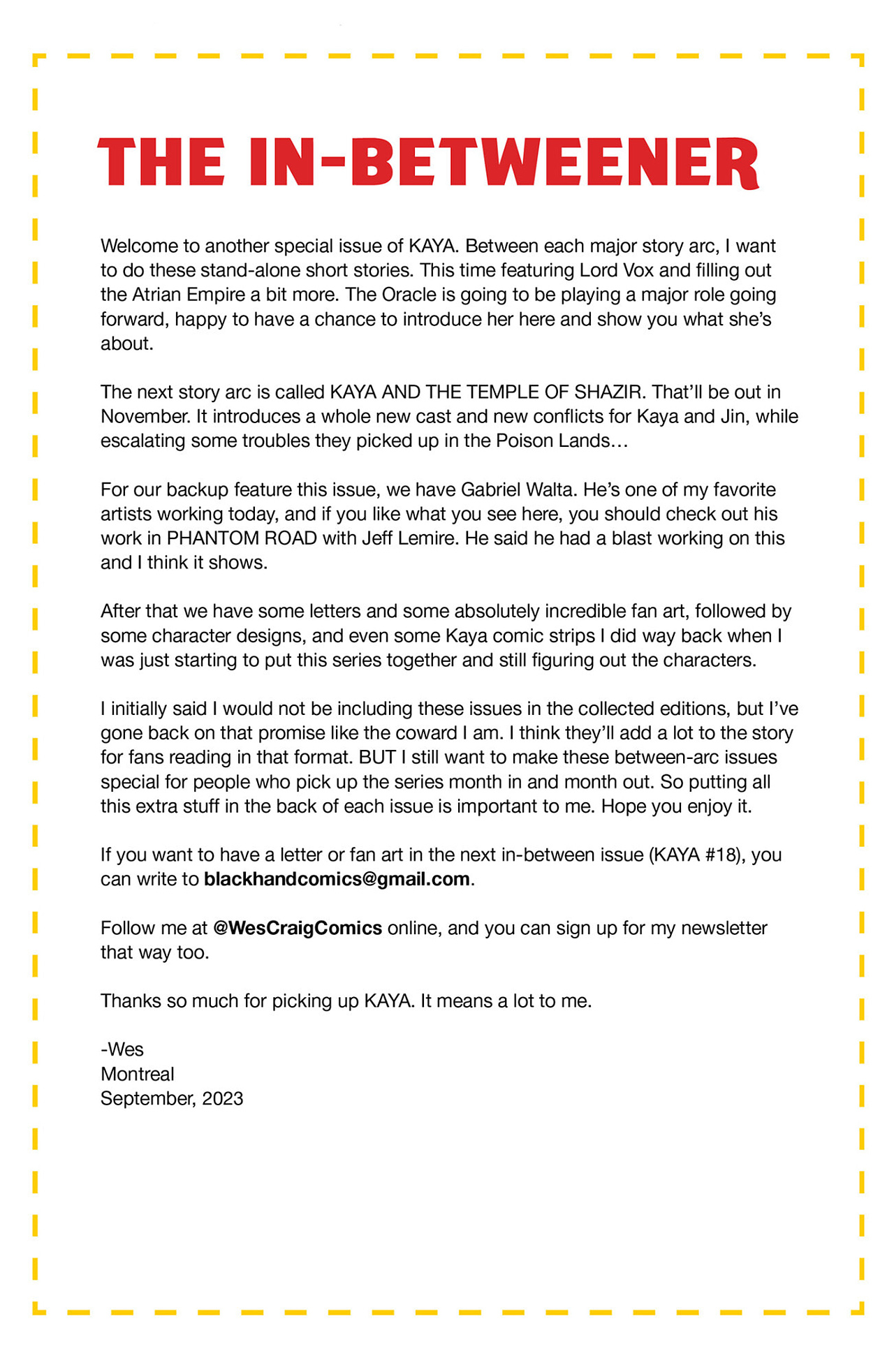 Read online Kaya comic -  Issue #12 - 16