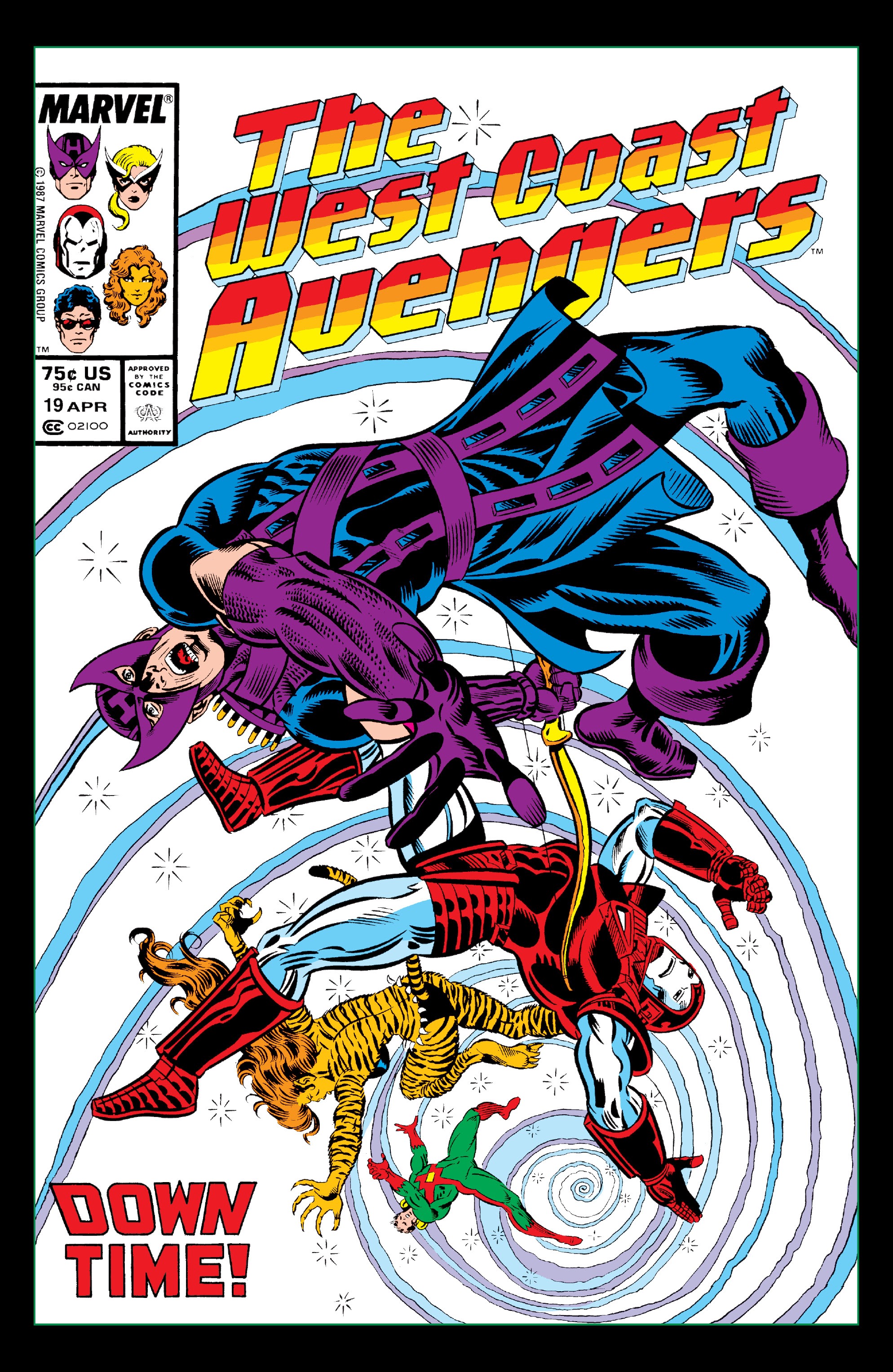 Read online Avengers West Coast Epic Collection: How The West Was Won comic -  Issue #Avengers West Coast Epic Collection Lost in Space-Time (Part 4) - 39