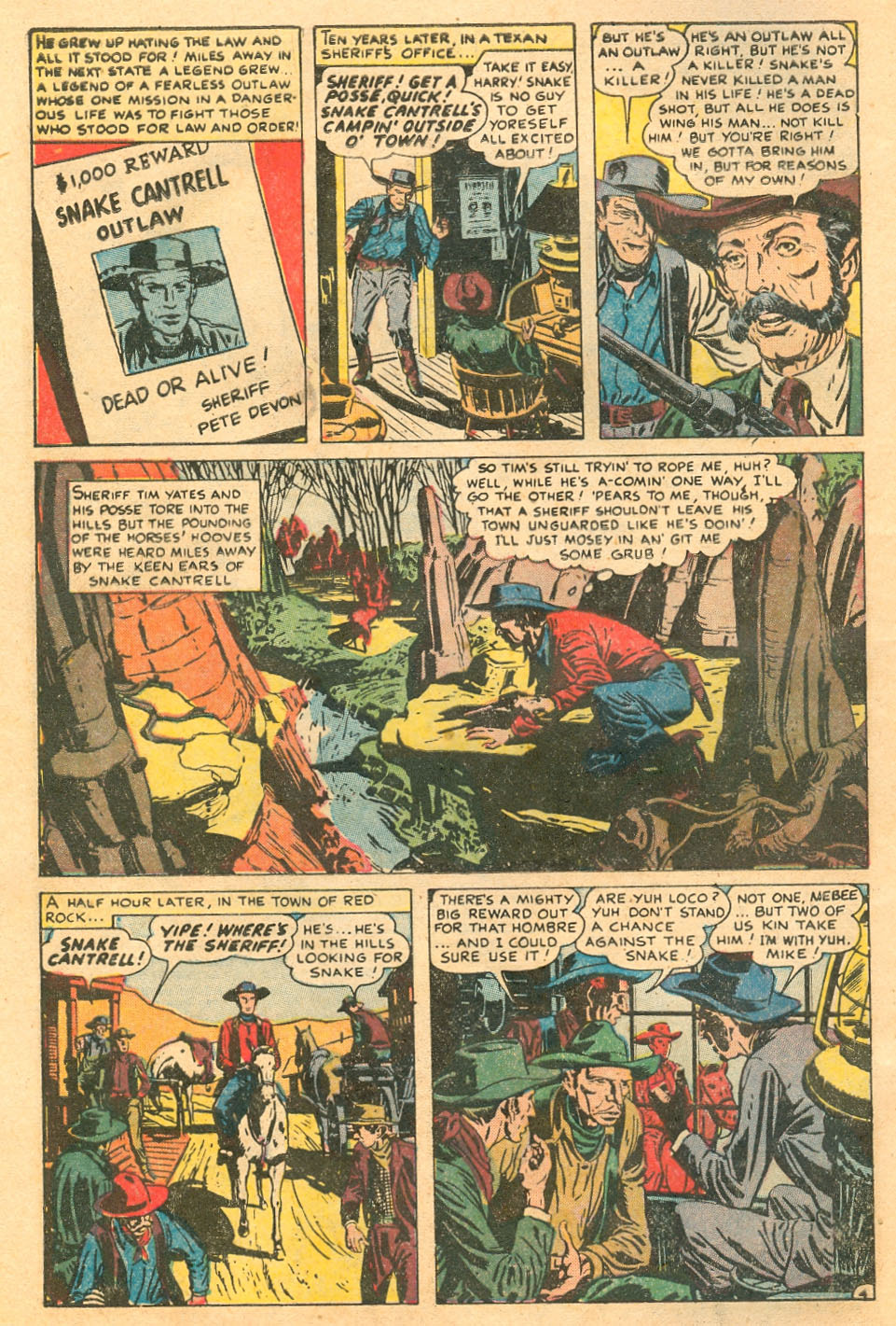 Read online Western Thrillers (1954) comic -  Issue #4 - 6