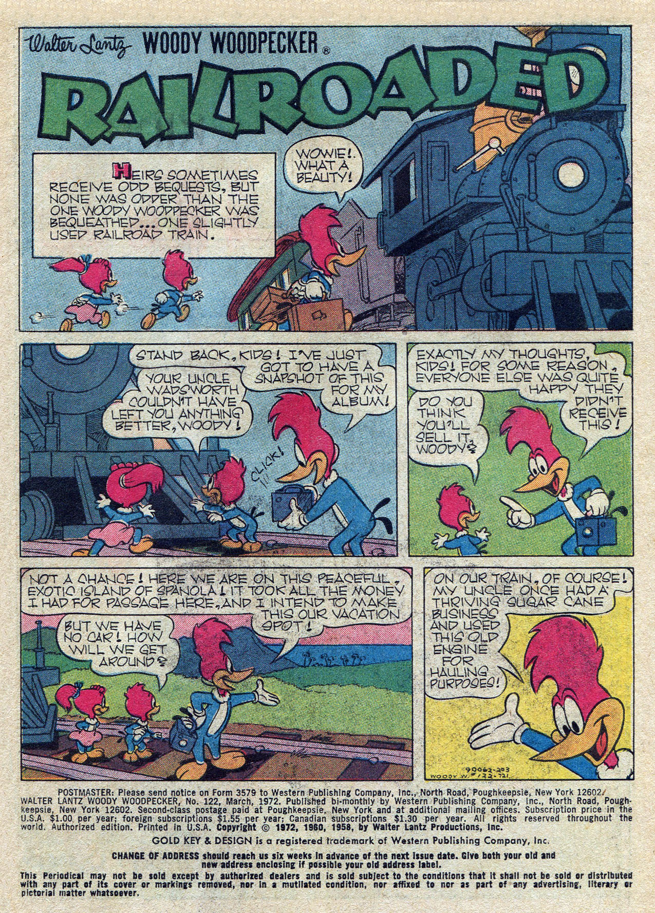 Read online Walter Lantz Woody Woodpecker (1962) comic -  Issue #122 - 3