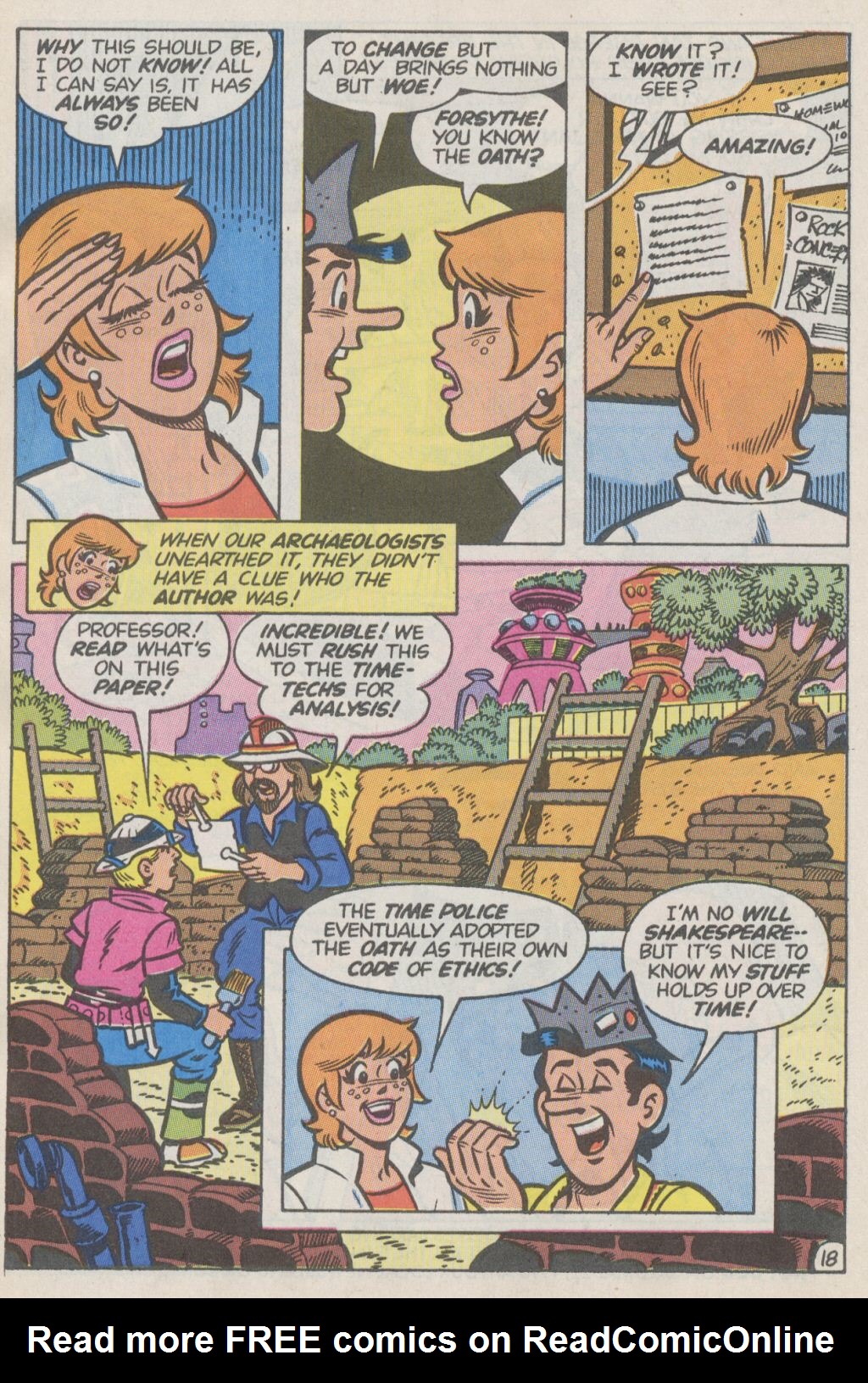 Read online Jughead's Time Police comic -  Issue #1 - 22