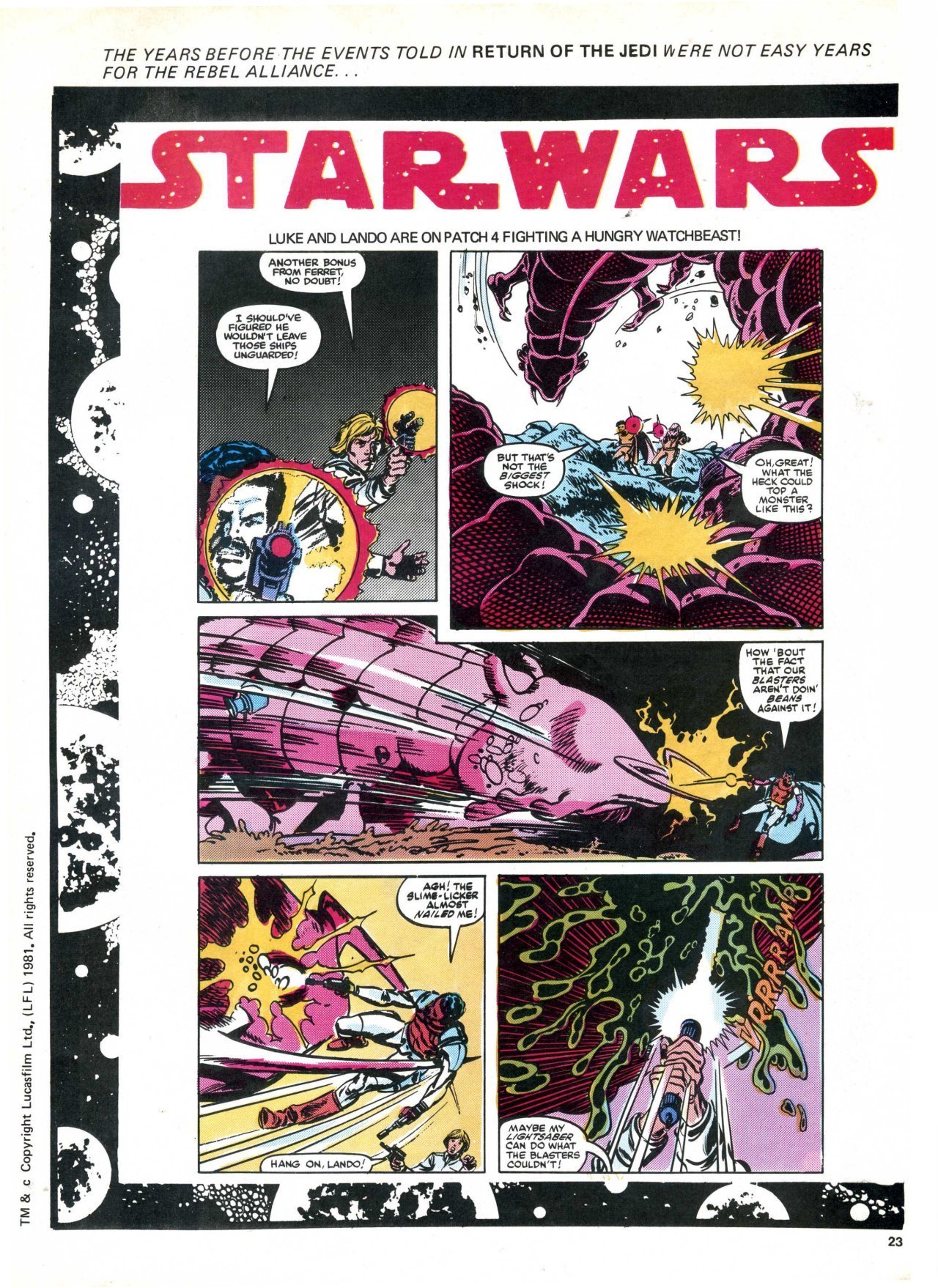 Read online Return of the Jedi comic -  Issue #106 - 23