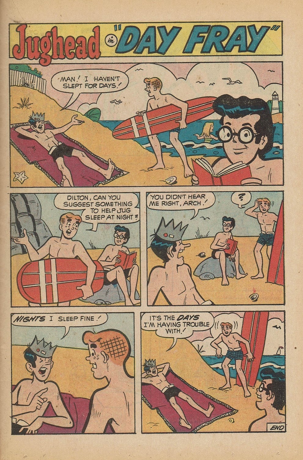 Read online Jughead's Jokes comic -  Issue #30 - 34