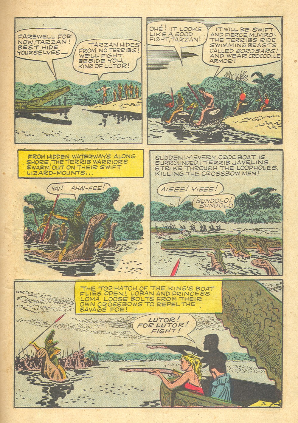 Read online Tarzan (1948) comic -  Issue #36 - 35