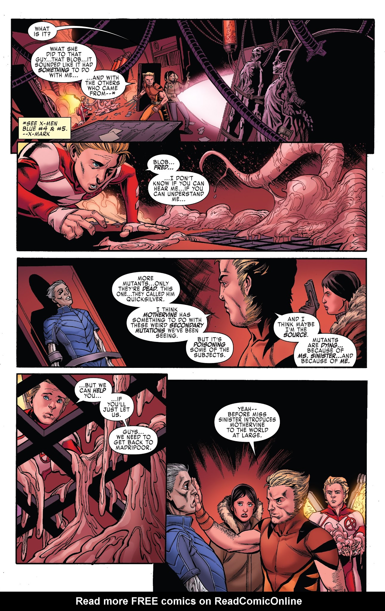 Read online X-Men: Blue comic -  Issue #12 - 14