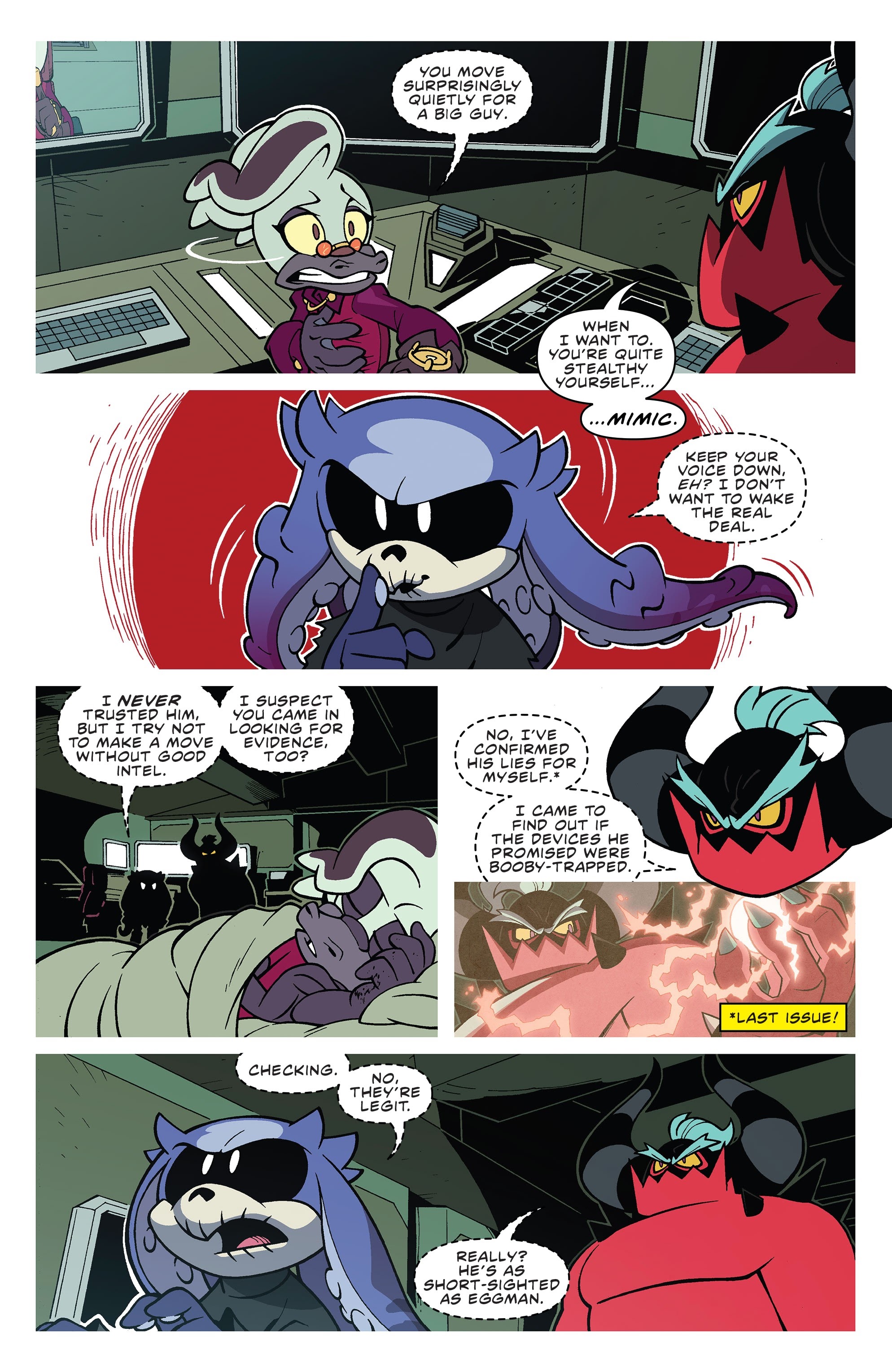 Read online Sonic the Hedgehog: Bad Guys comic -  Issue #3 - 8