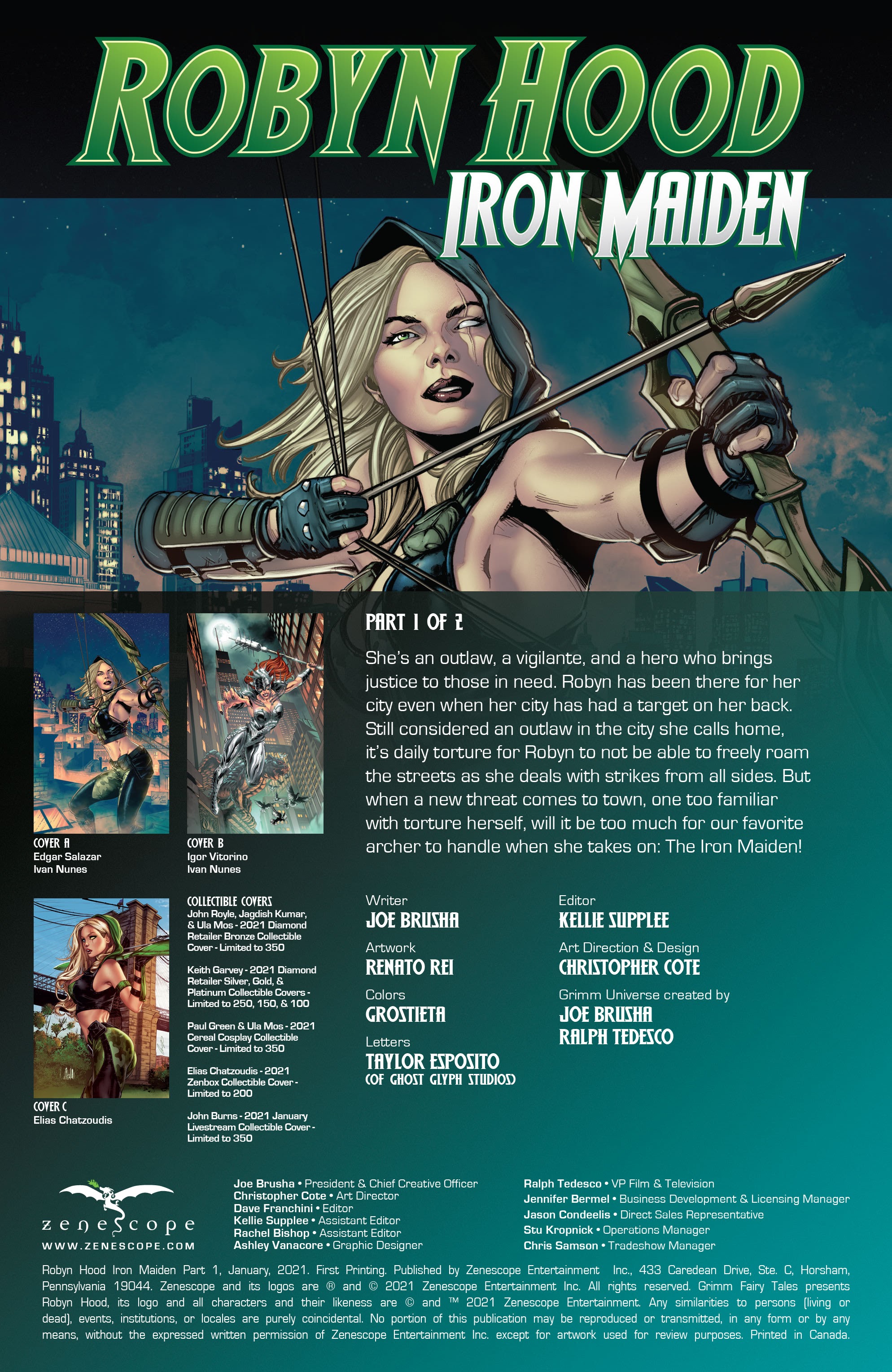 Read online Robyn Hood: Iron Maiden comic -  Issue #1 - 2