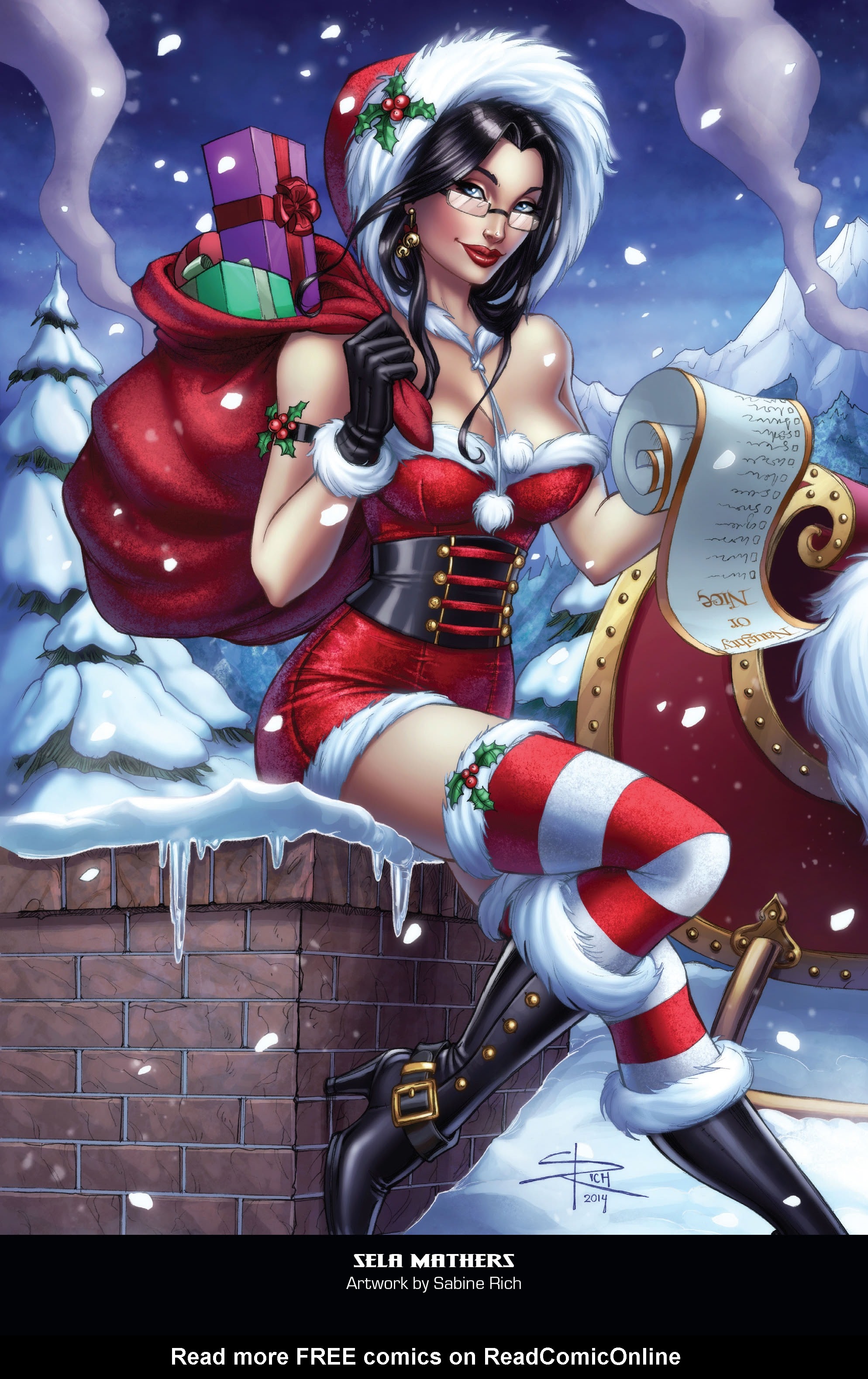 Read online Grimm Fairy Tales 2022 Holiday Pinup Special comic -  Issue # Full - 22
