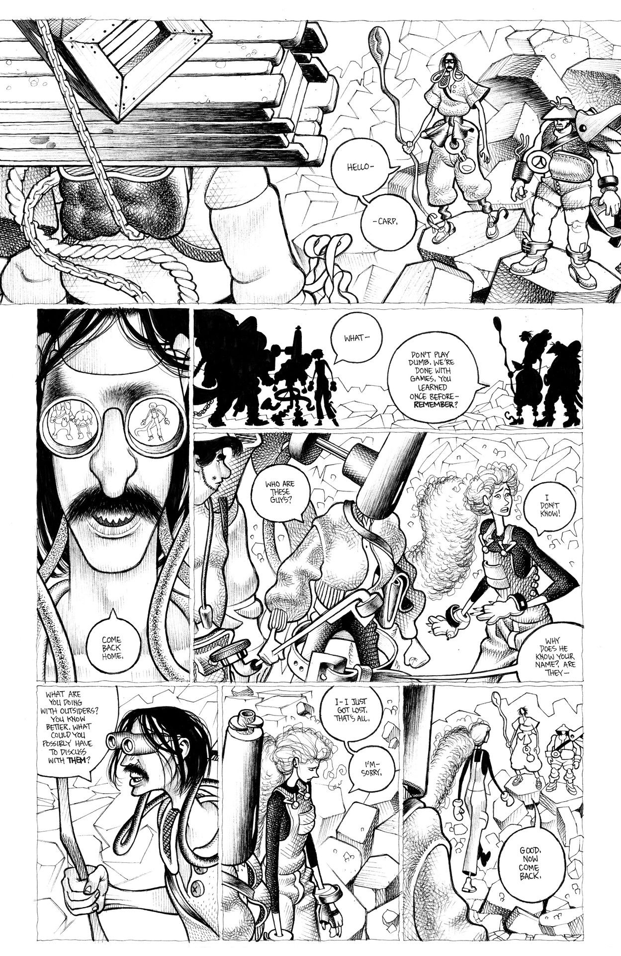 Read online Faceless and the Family comic -  Issue #1 - 35