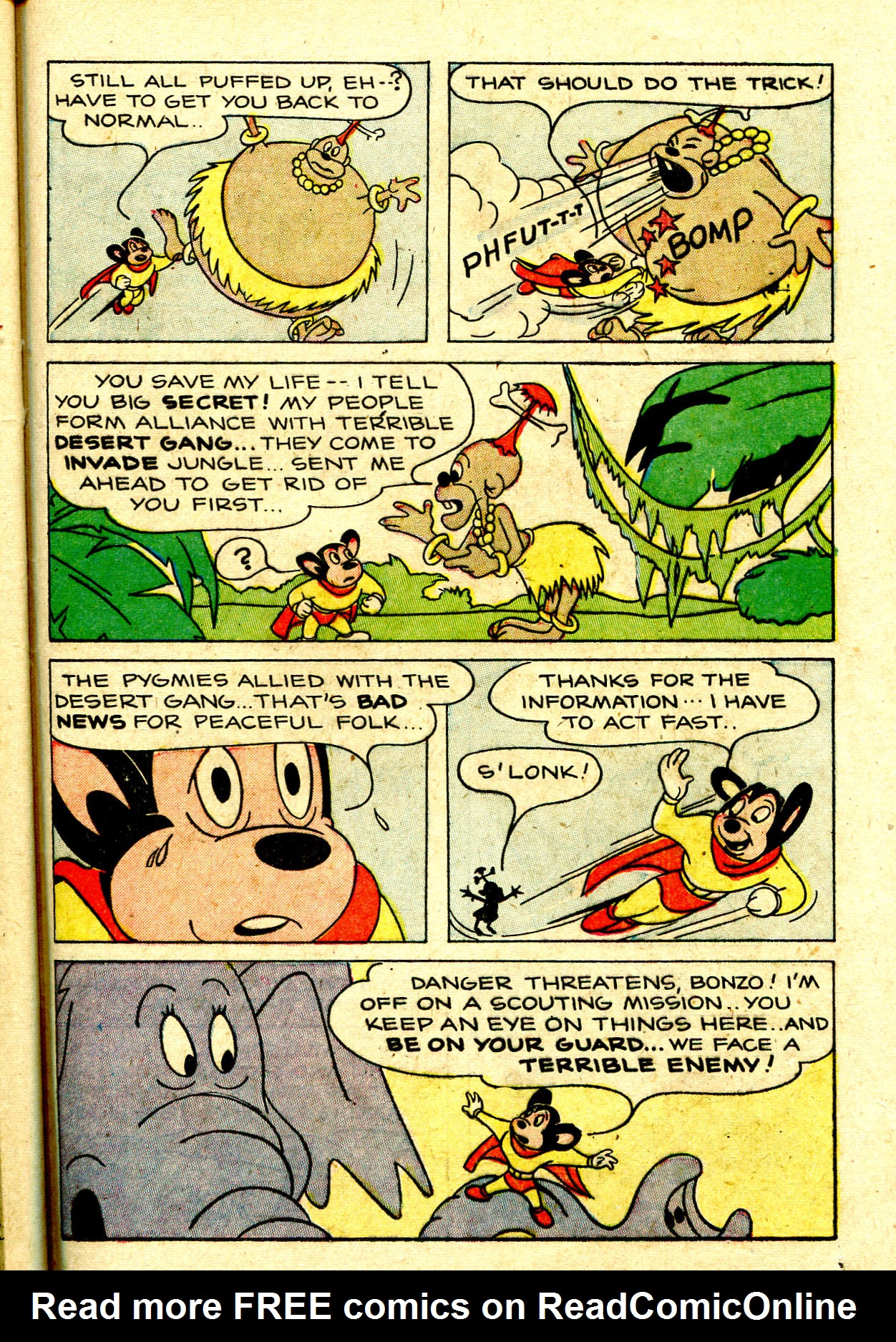 Read online Paul Terry's Mighty Mouse Comics comic -  Issue #42 - 72