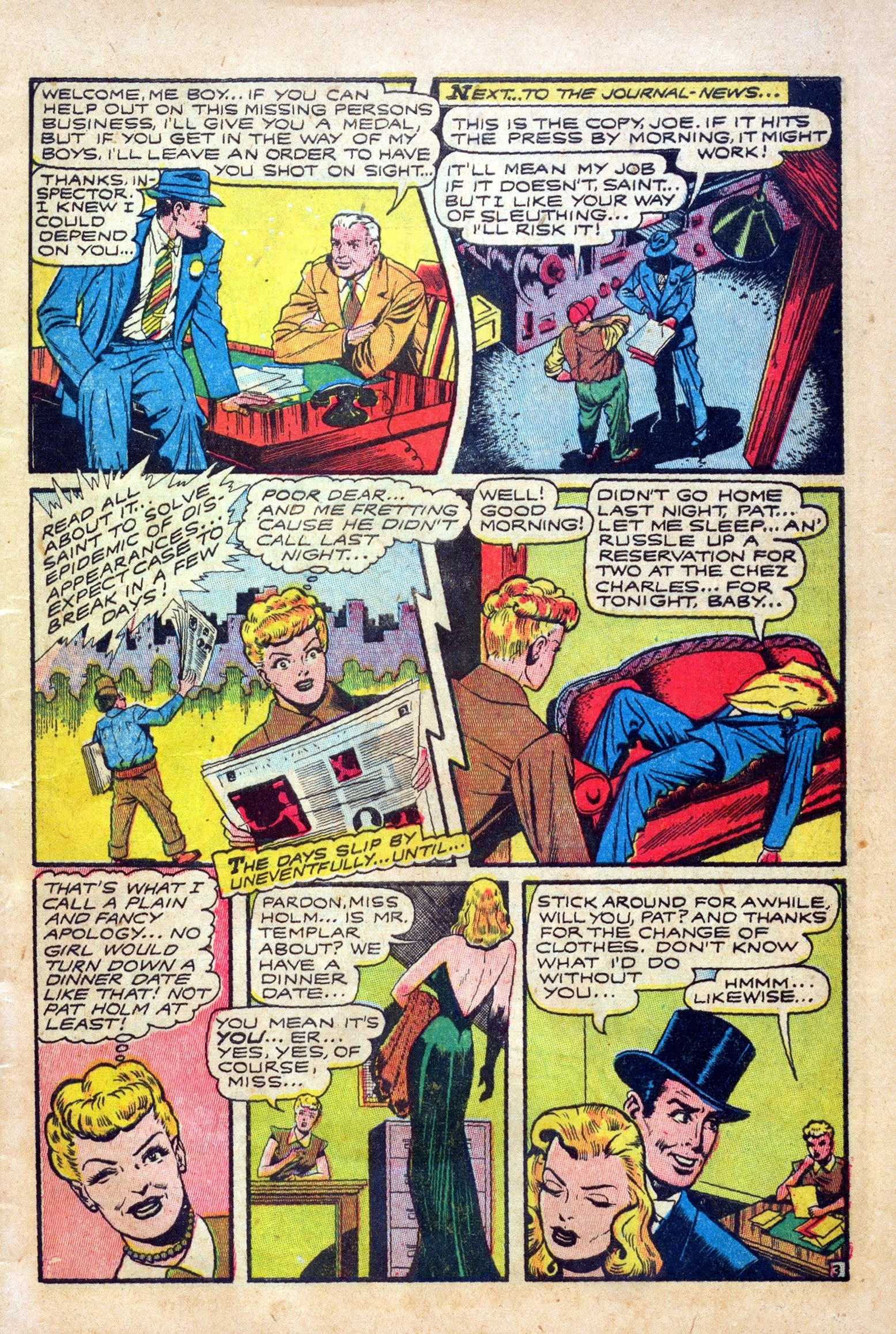 Read online The Saint (1947) comic -  Issue #1 - 5