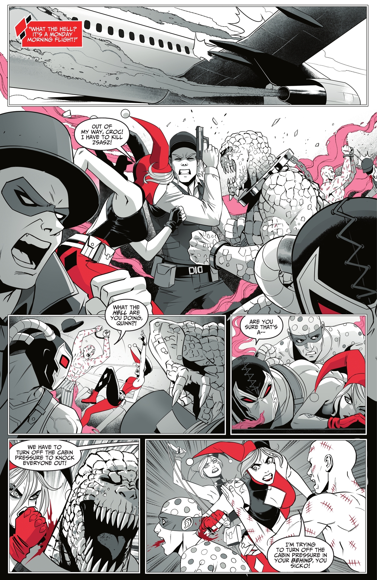 Read online Harley Quinn: Black   White   Redder comic -  Issue #5 - 22