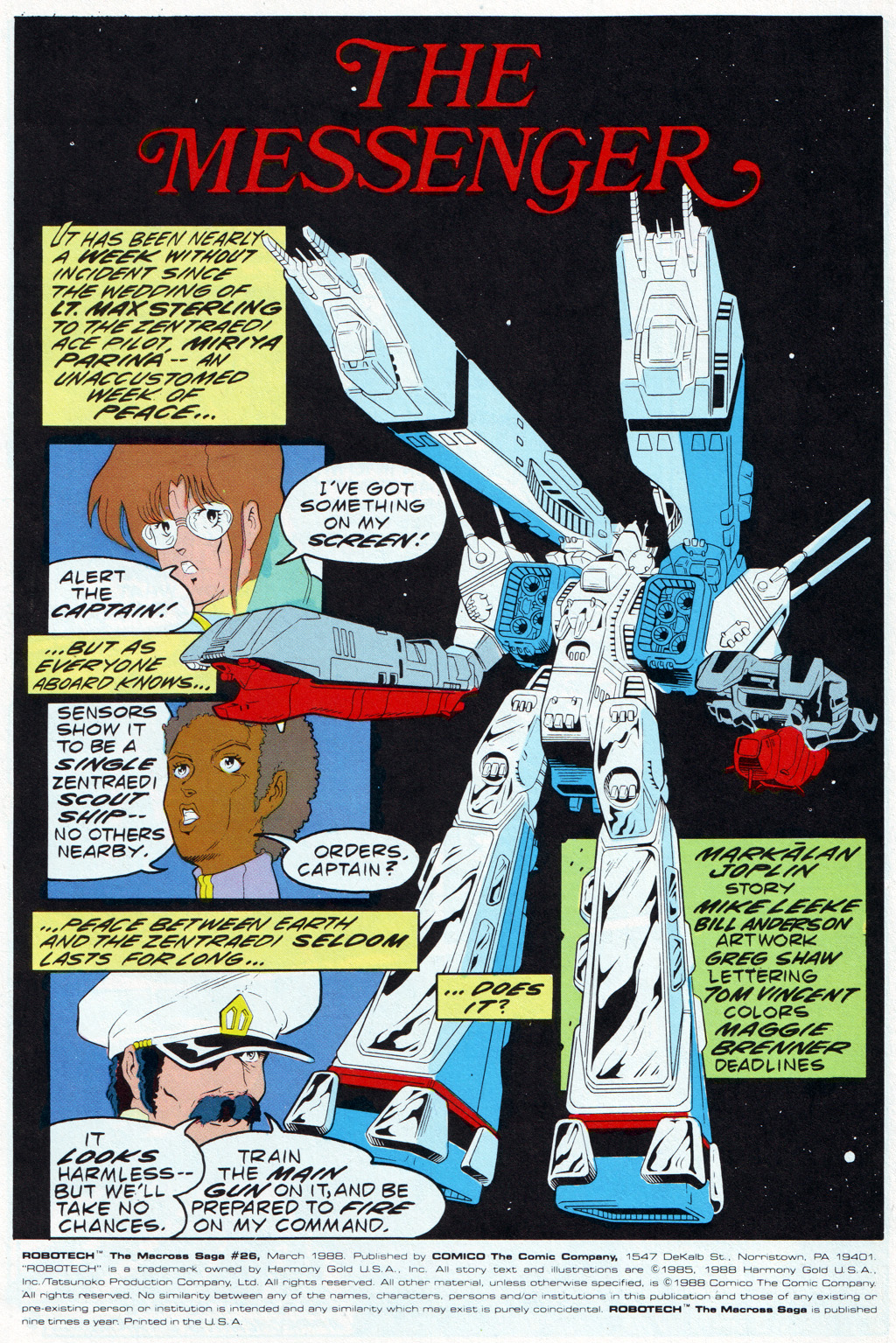 Read online Robotech The Macross Saga comic -  Issue #26 - 3