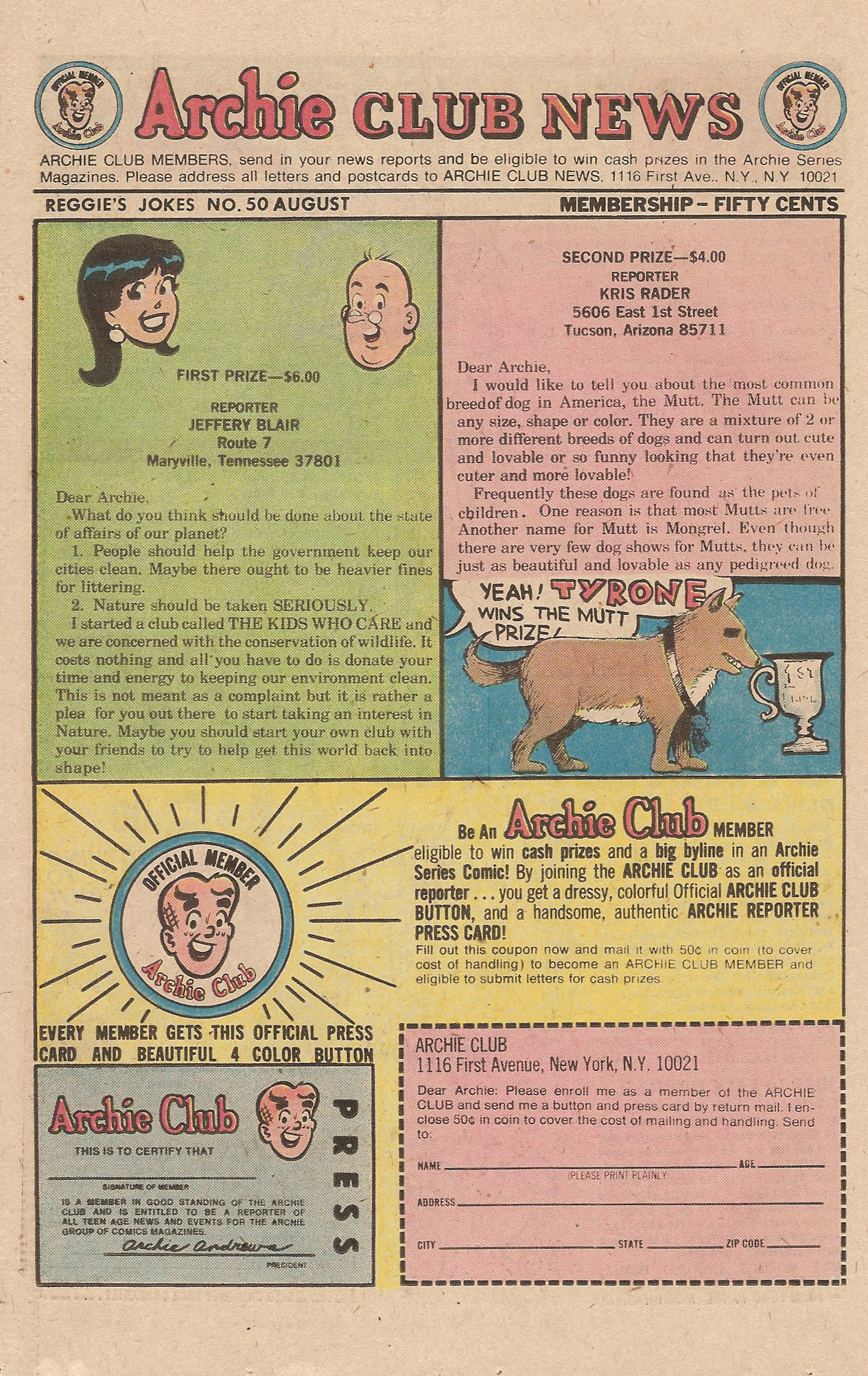 Read online Reggie's Wise Guy Jokes comic -  Issue #50 - 26