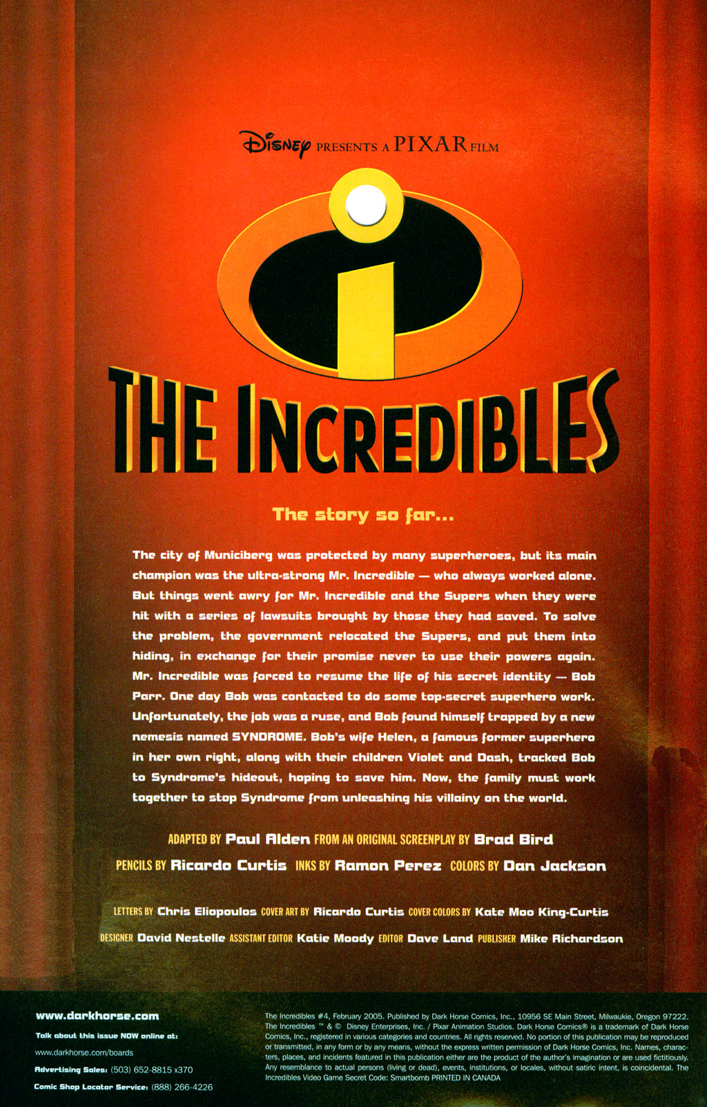 Read online The Incredibles (2004) comic -  Issue #4 - 2