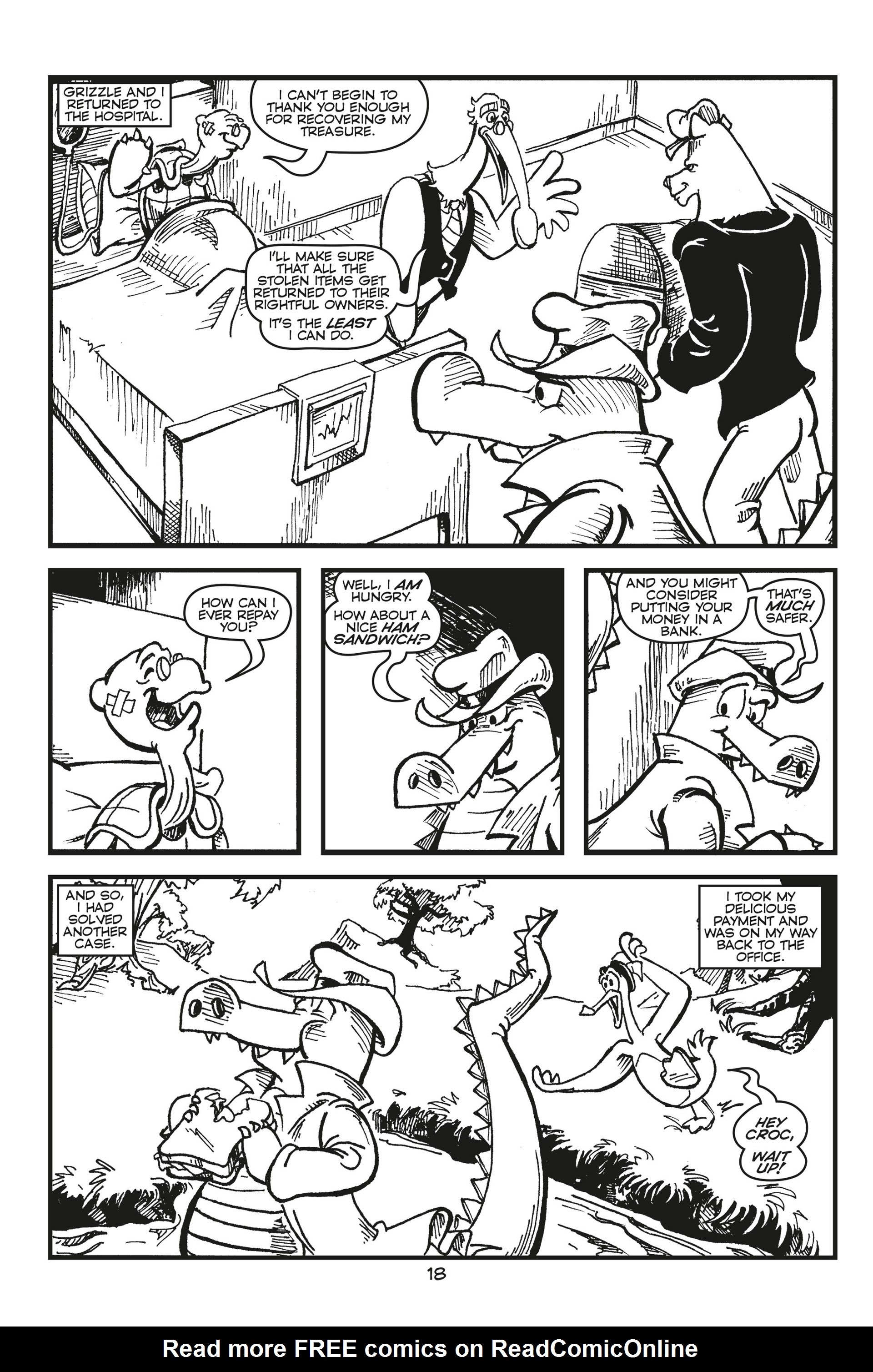 Read online Charlie Croc: Private Eye comic -  Issue #2 - 20
