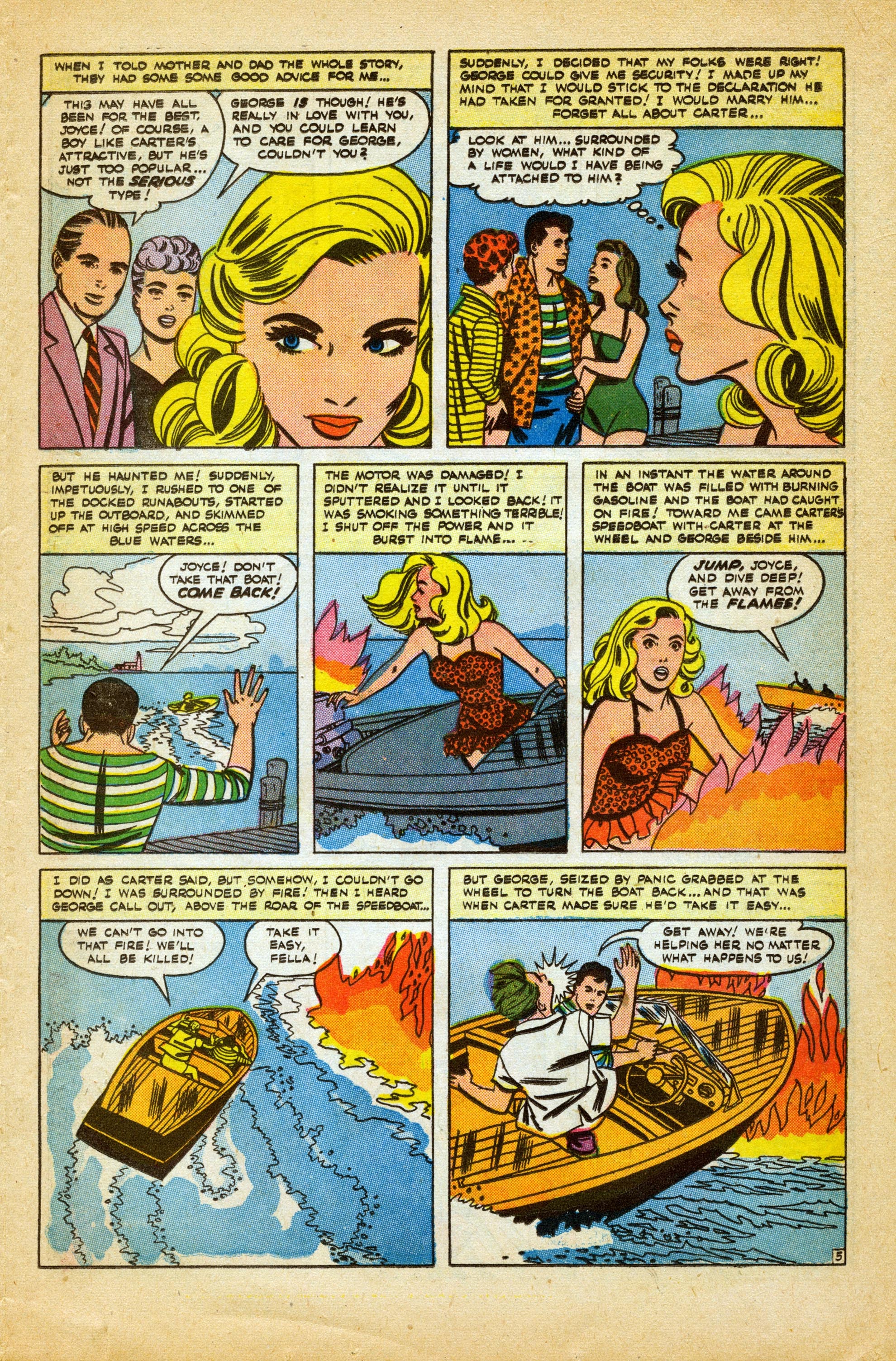 Read online Love Romances comic -  Issue #54 - 15