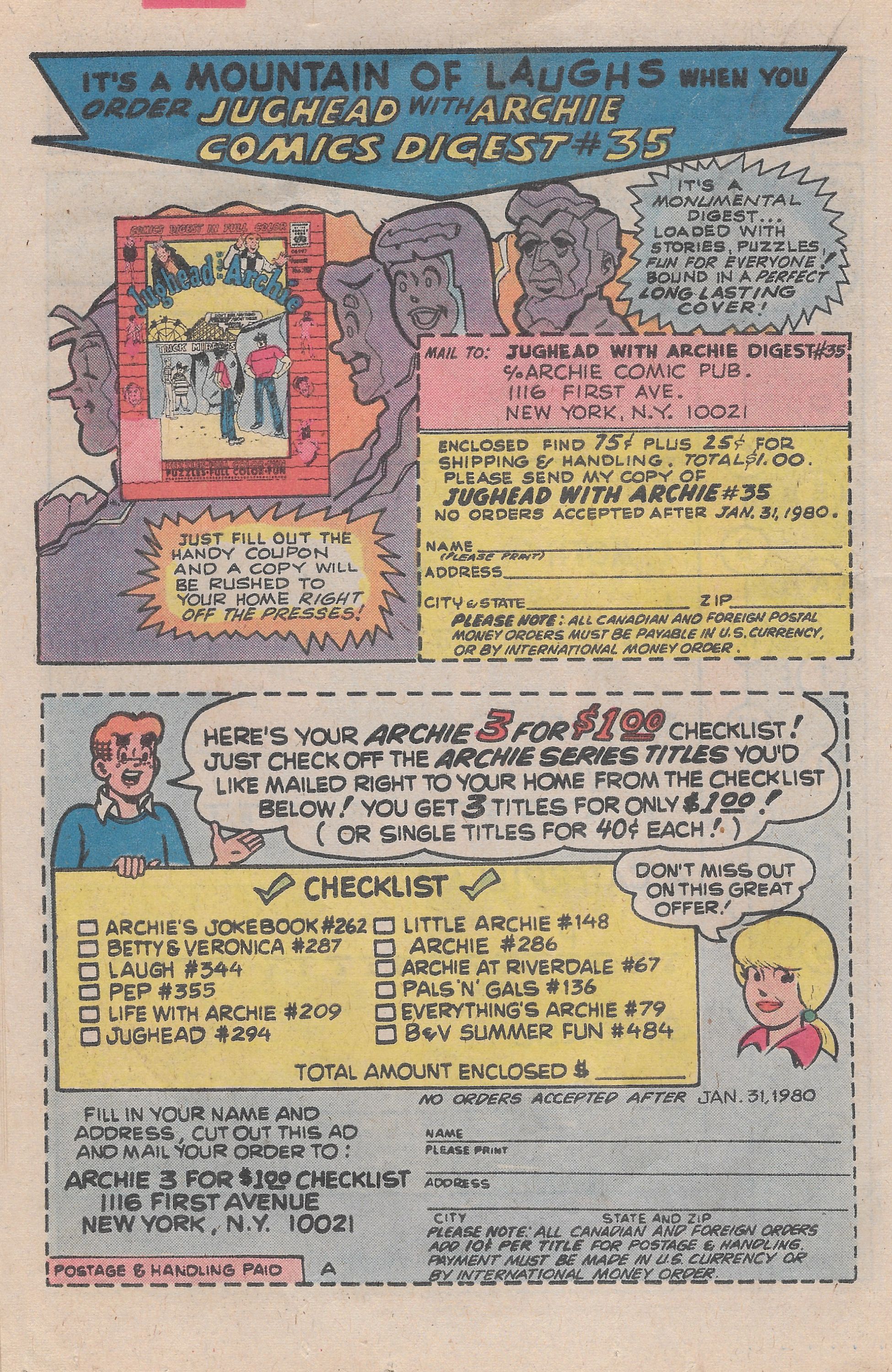 Read online Jughead's Jokes comic -  Issue #66 - 18