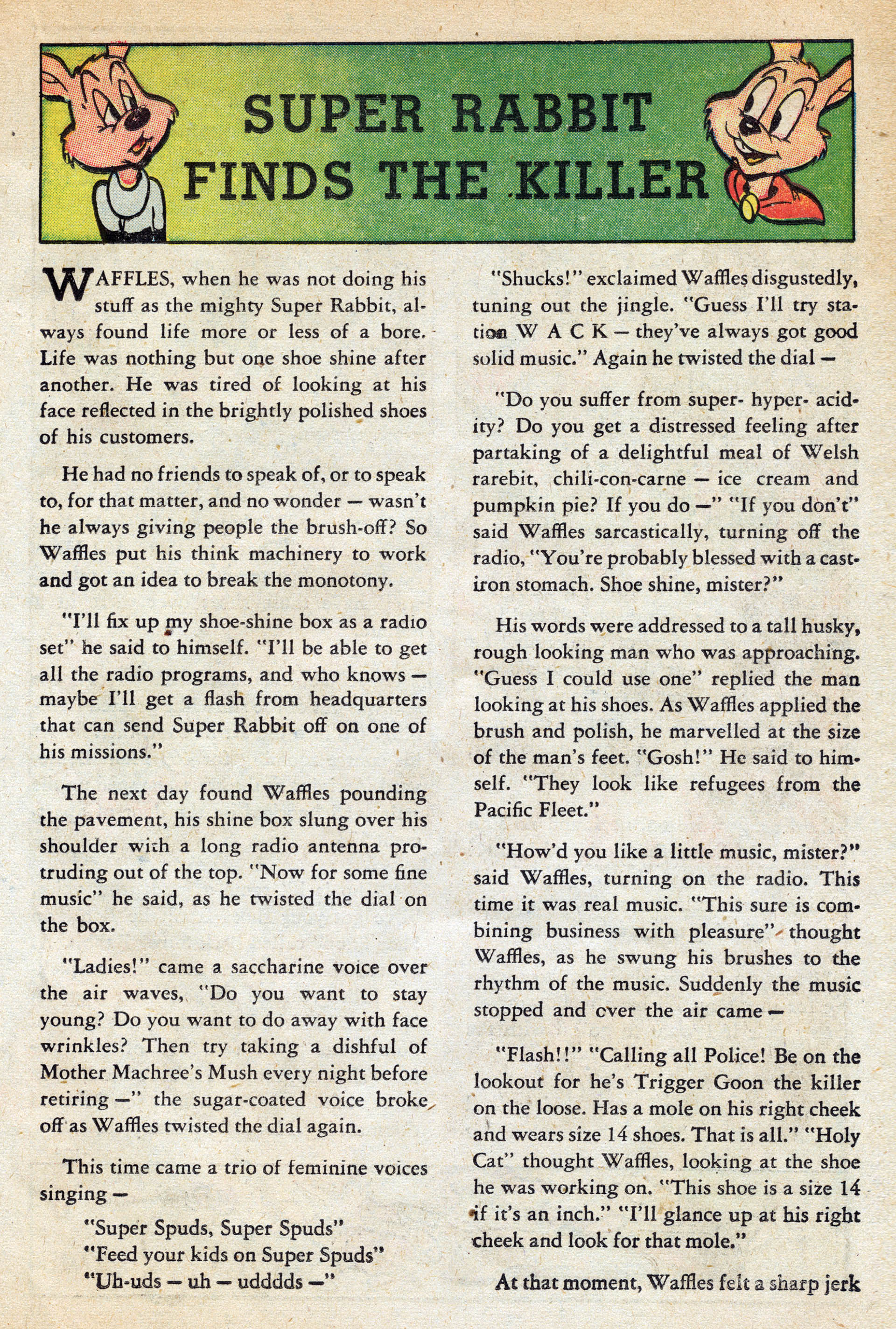 Read online Super Rabbit comic -  Issue #7 - 29