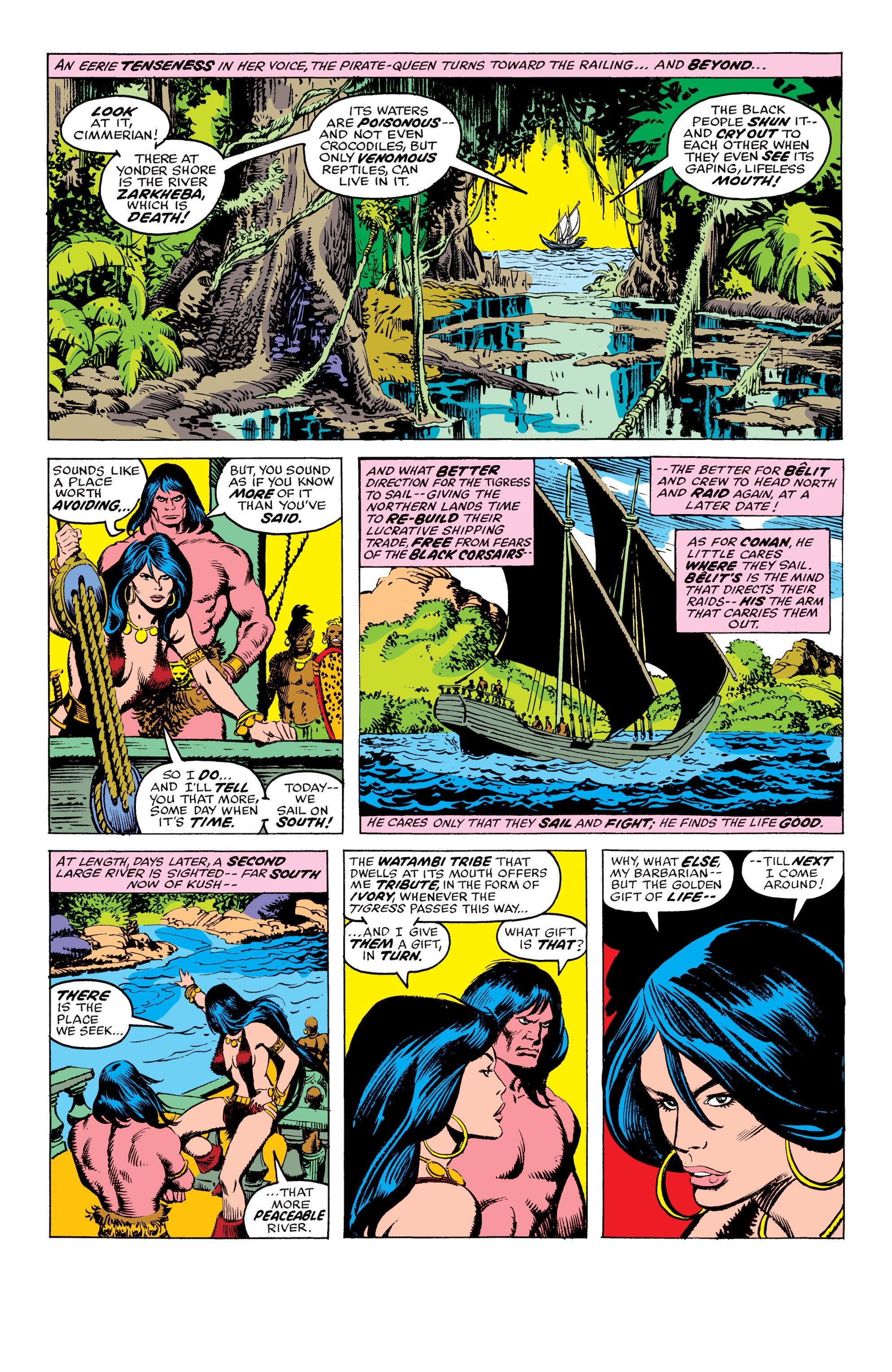 Read online Conan the Barbarian Epic Collection: The Original Marvel Years - Of Once and Future Kings comic -  Issue # TPB (Part 1) - 12