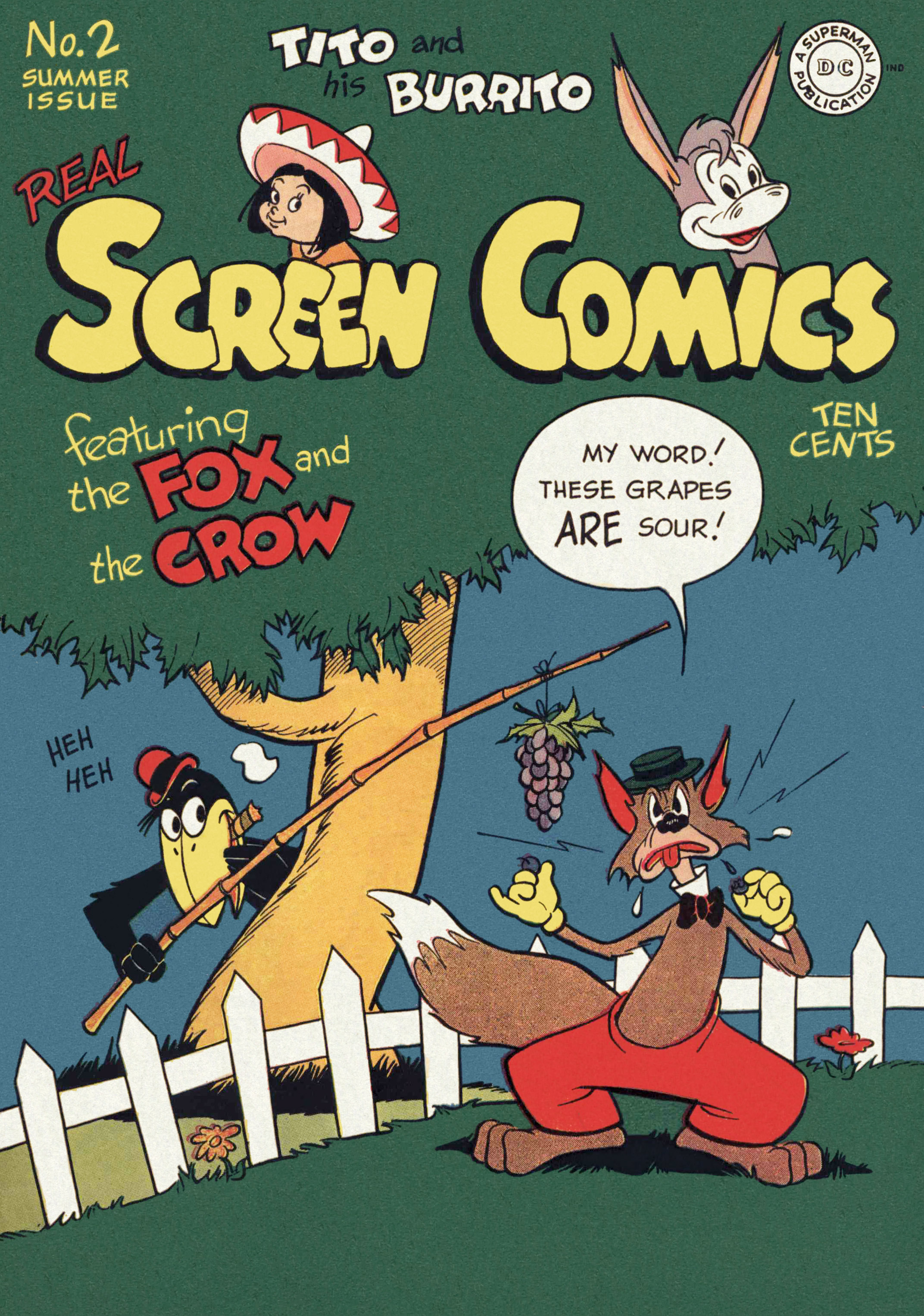 Read online Real Screen Comics comic -  Issue #2 - 1