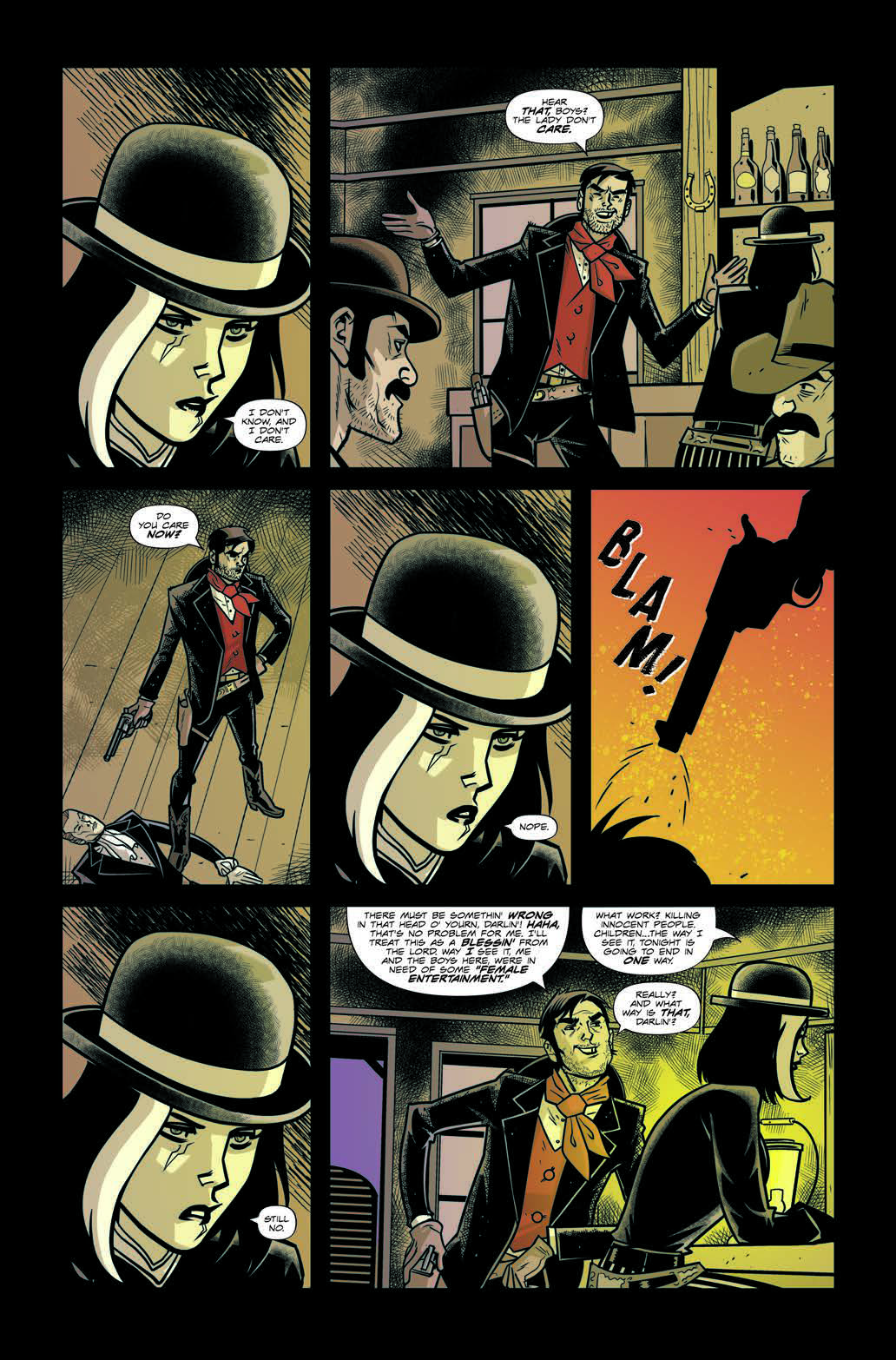 Read online Midnight Western Theatre comic -  Issue #1 - 12